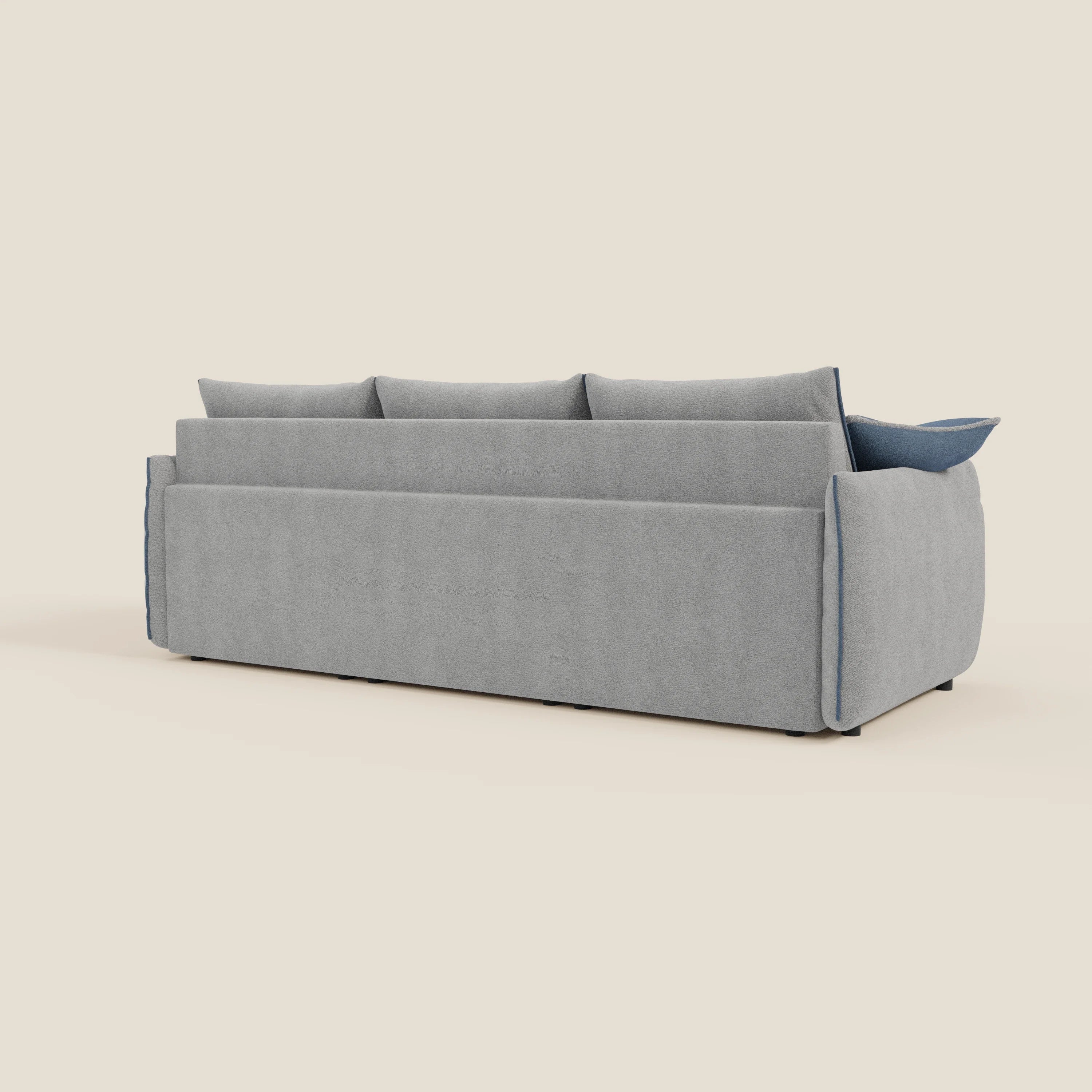 Flexar Canapé d'angle réversible avec assises coulissantes en bouclette douce imperméable T07 - Image 10