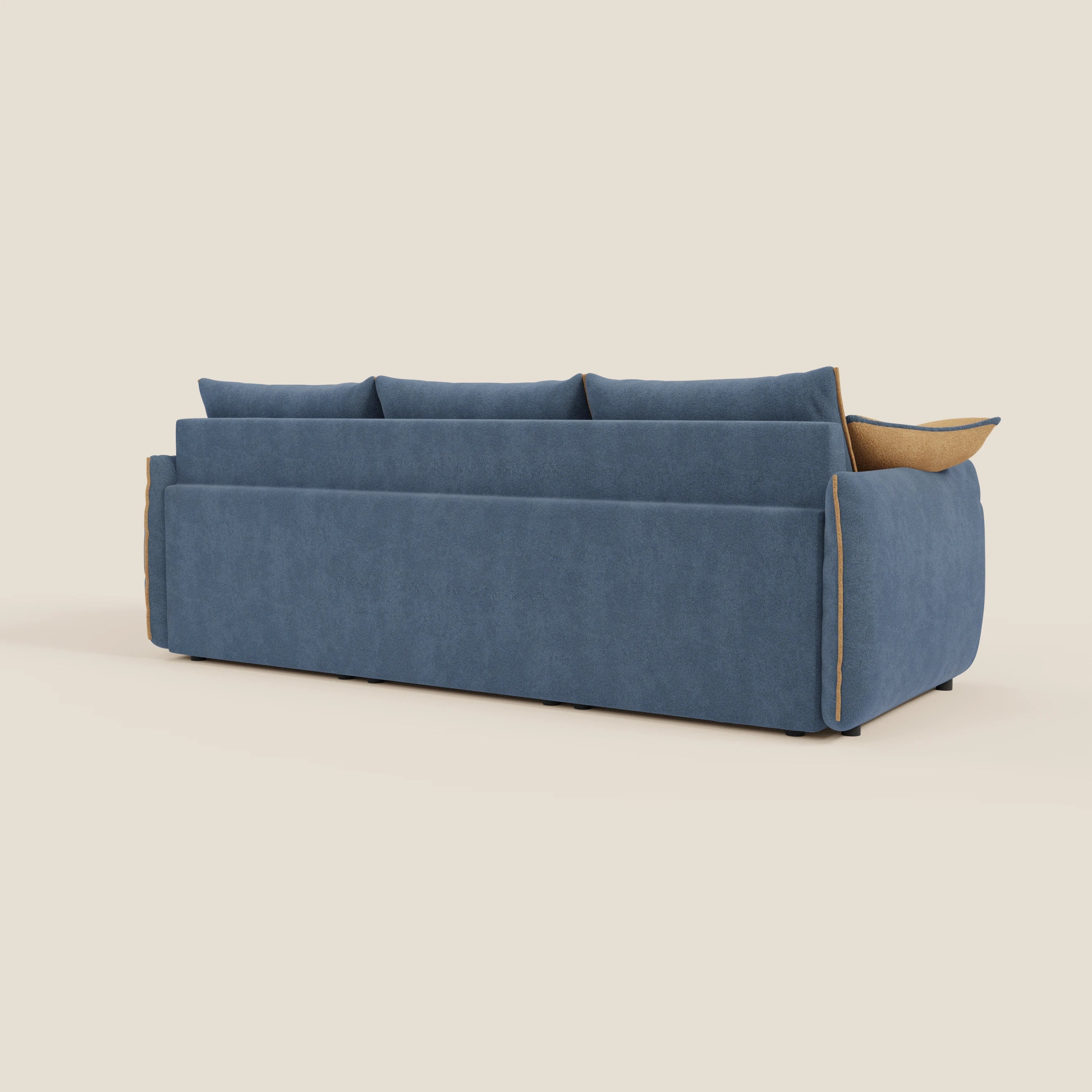 Flexar Canapé d'angle réversible avec assises coulissantes en bouclette douce imperméable T07 - Image 9