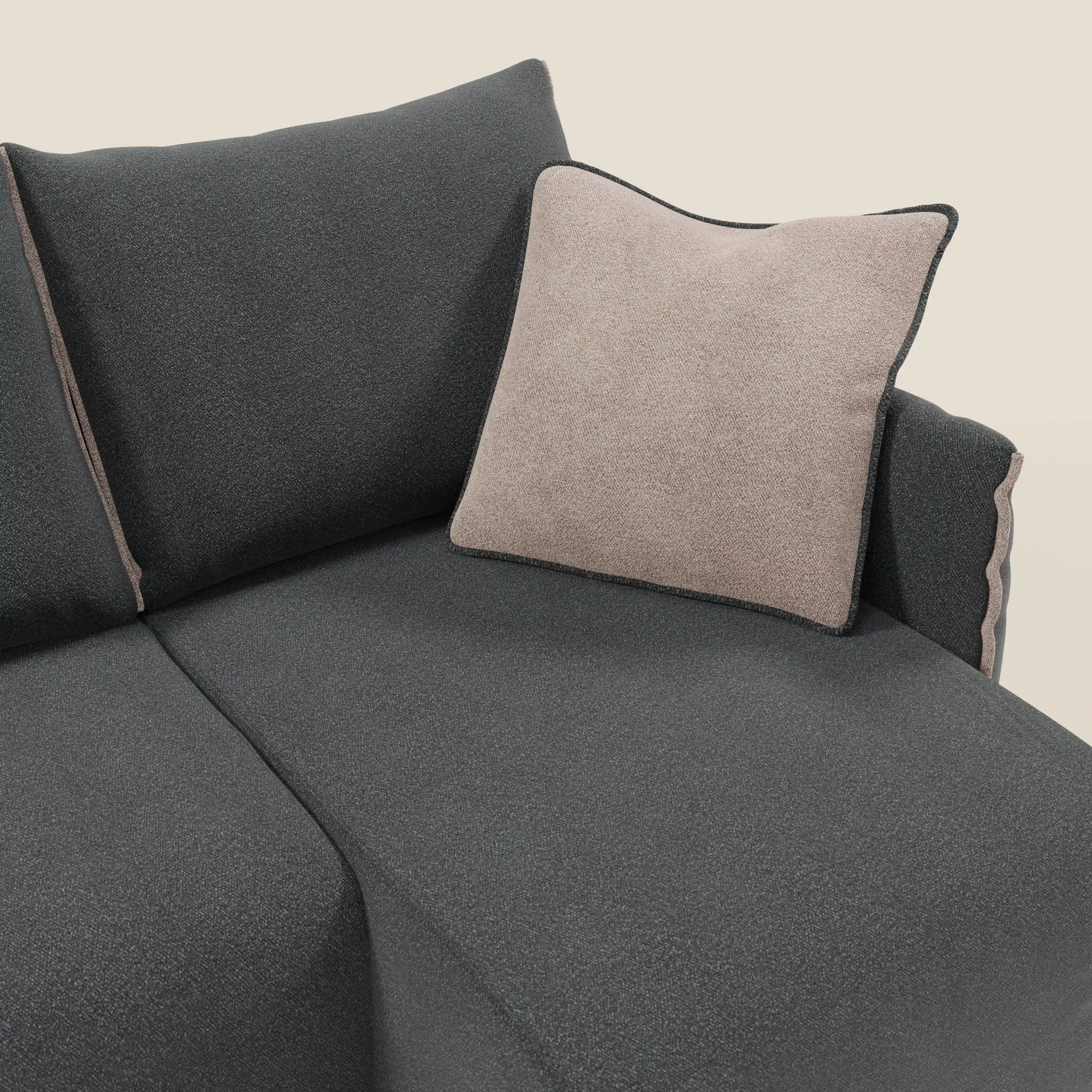 Flexar Canapé d'angle réversible avec assises coulissantes en bouclette douce imperméable T07 - Image 11
