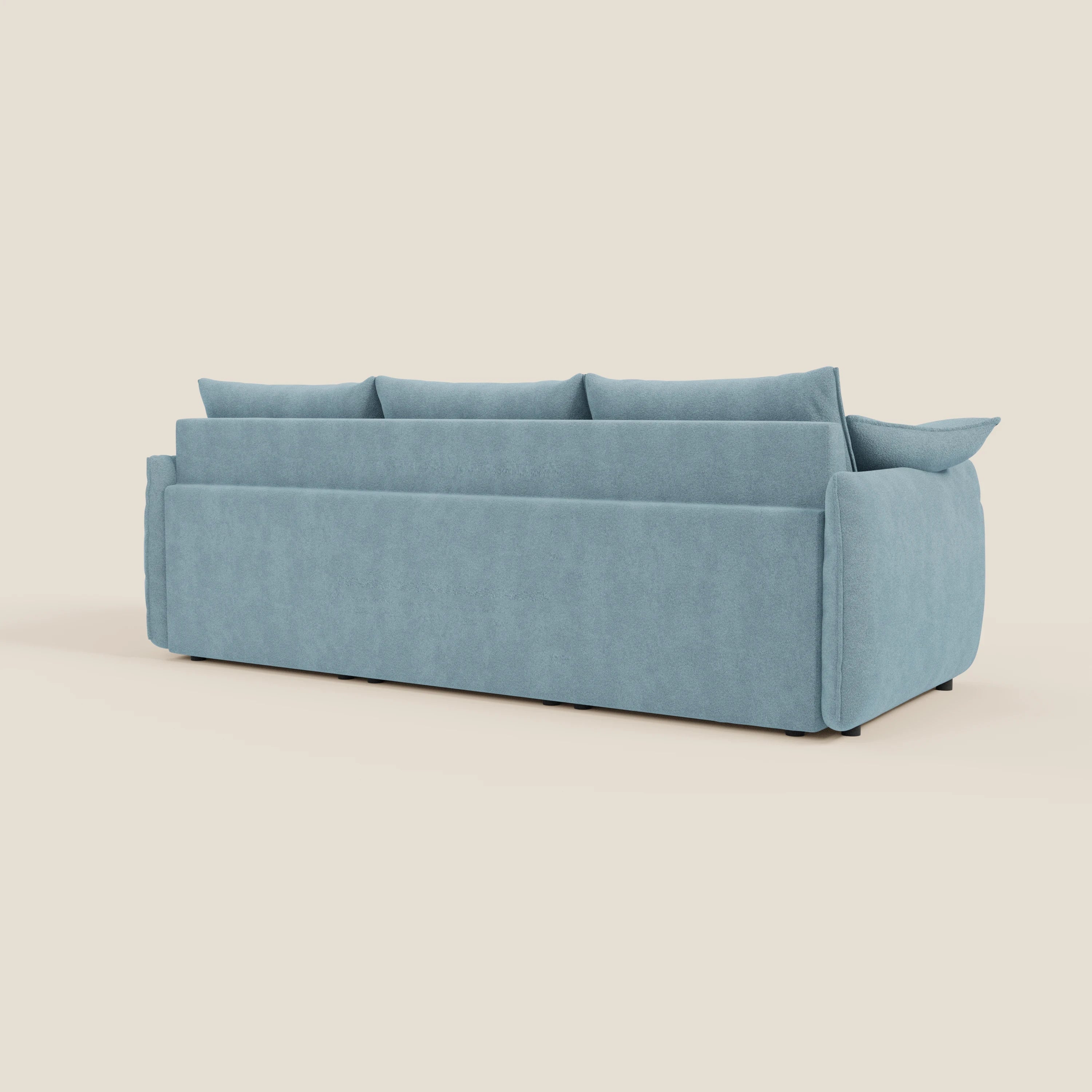 Flexar Canapé d'angle réversible avec assises coulissantes en bouclette douce imperméable T07 - Image 9