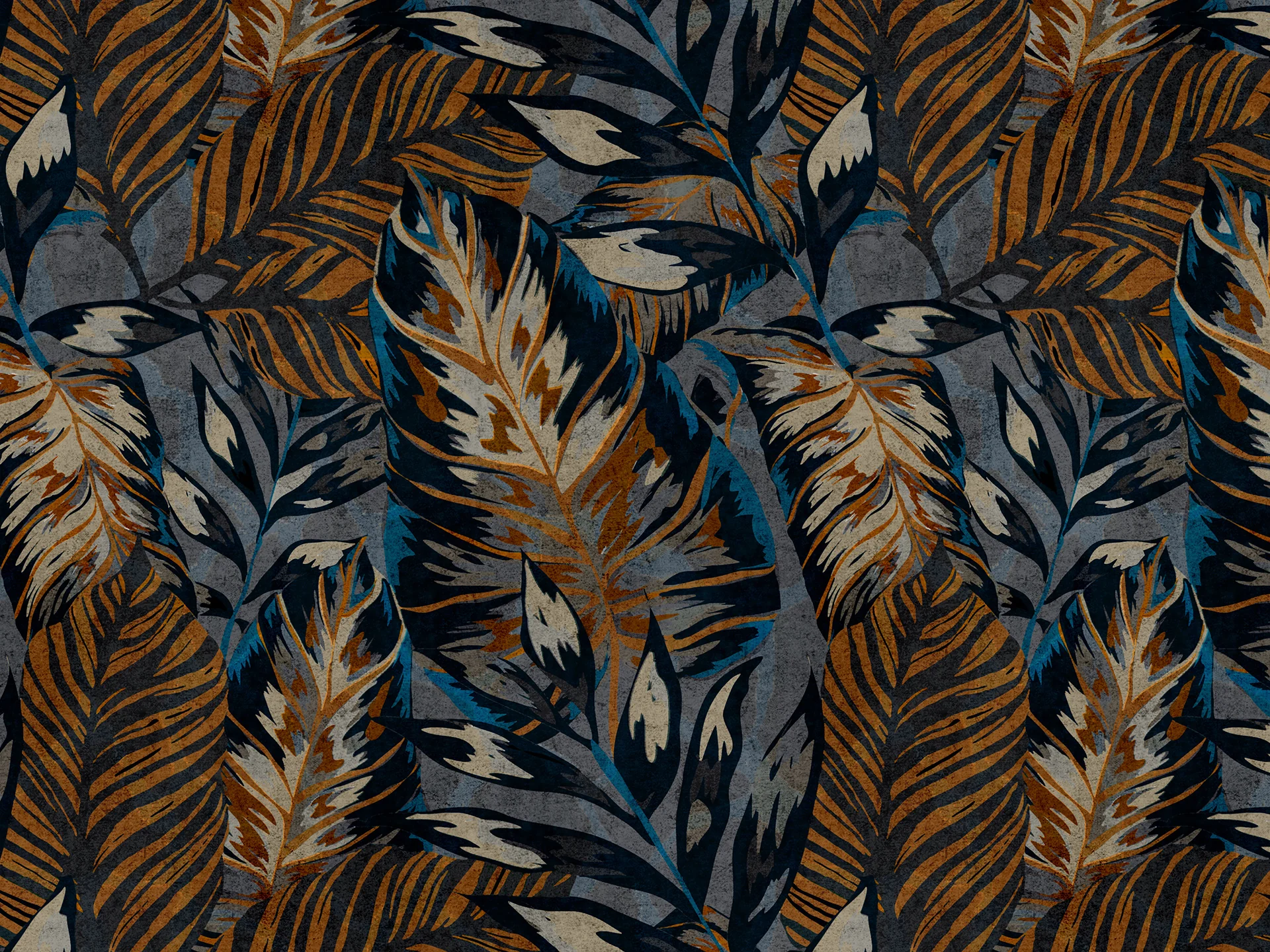 Forest coussins collection en velours imperméable bleu - Image 2
