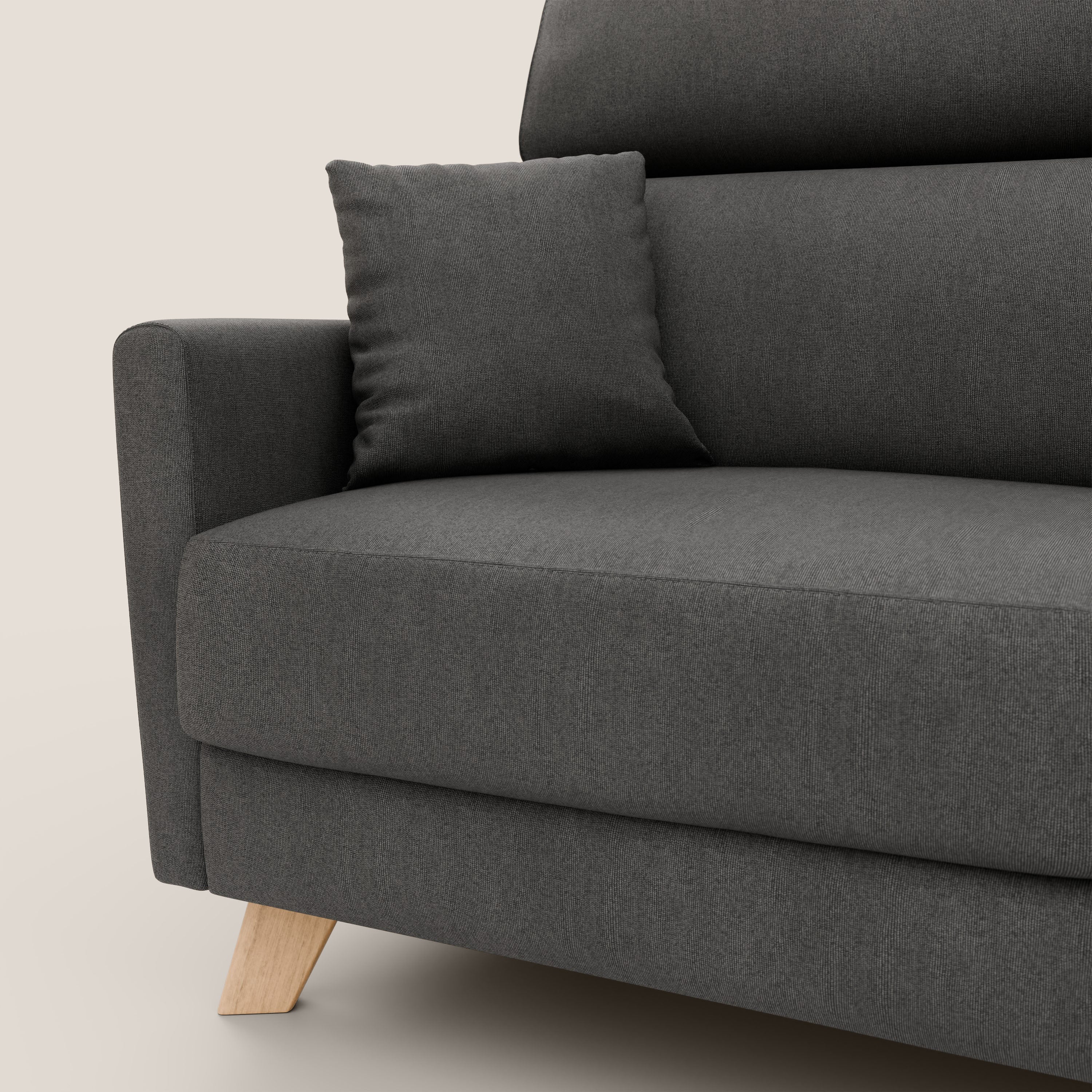 Francy canapé convertible avec têtières réglables en tissu détachable T17 anthracite - Image 9