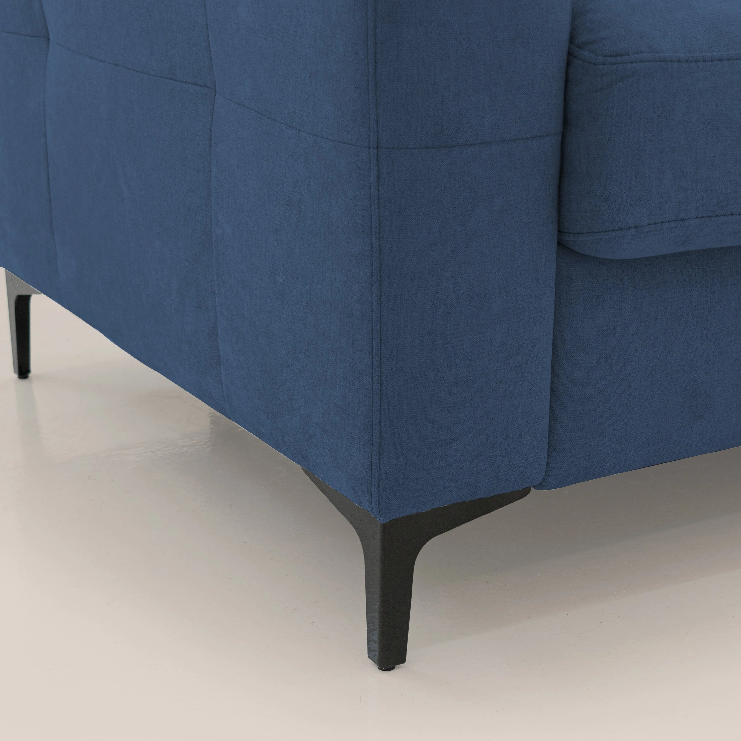 Gardenia canapé convertible matelas H 18cm avec têtières réglables et revêtement imperméable T02 bleu - Image 6