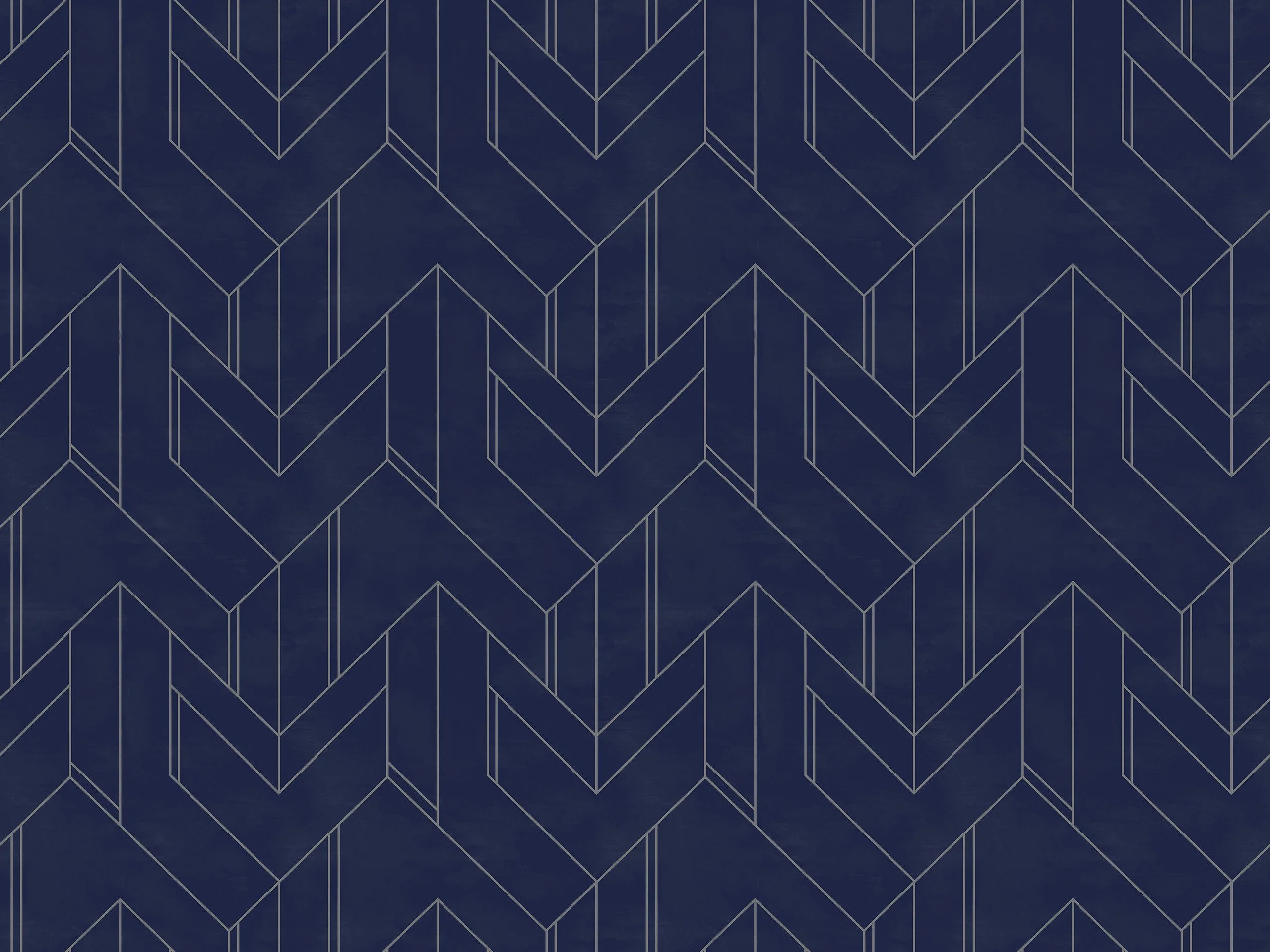 Geometrica coussins à fantaisie géométrique en velours imperméable bleu - Image 2