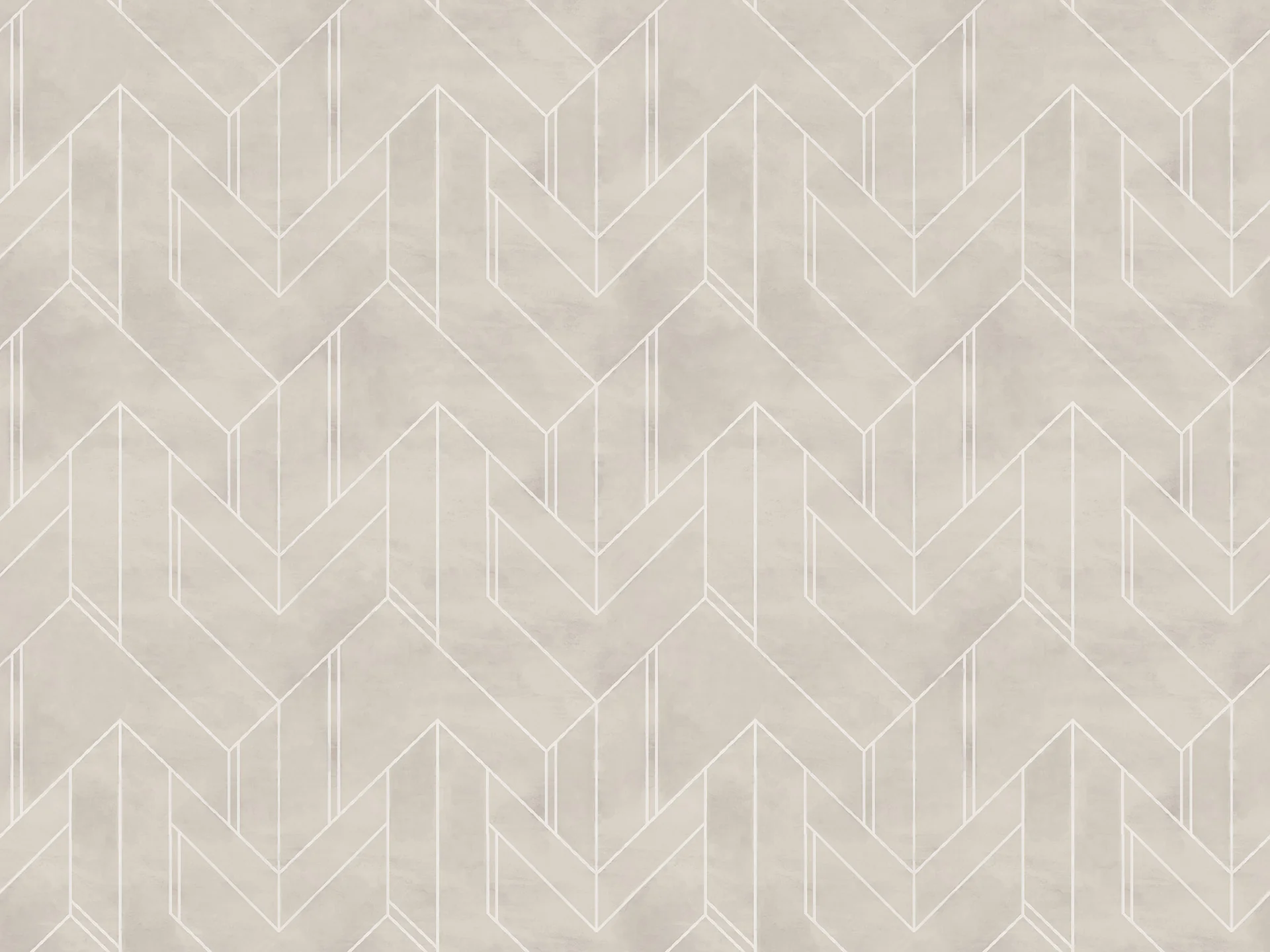 Geometrica coussins à fantaisie géométrique en velours imperméable crème - Image 2