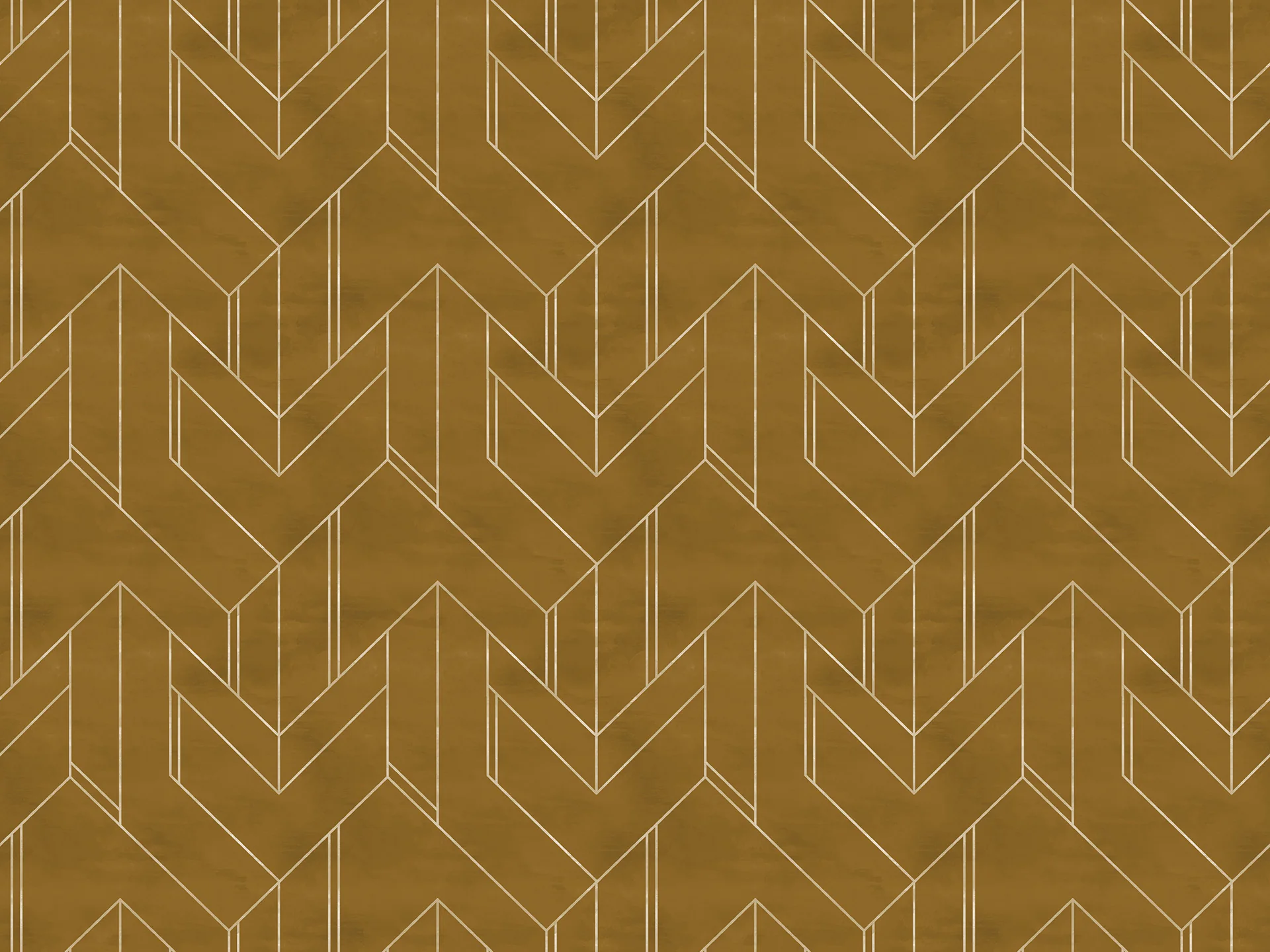 Geometrica coussins à fantaisie géométrique en velours imperméable jaune - Image 2