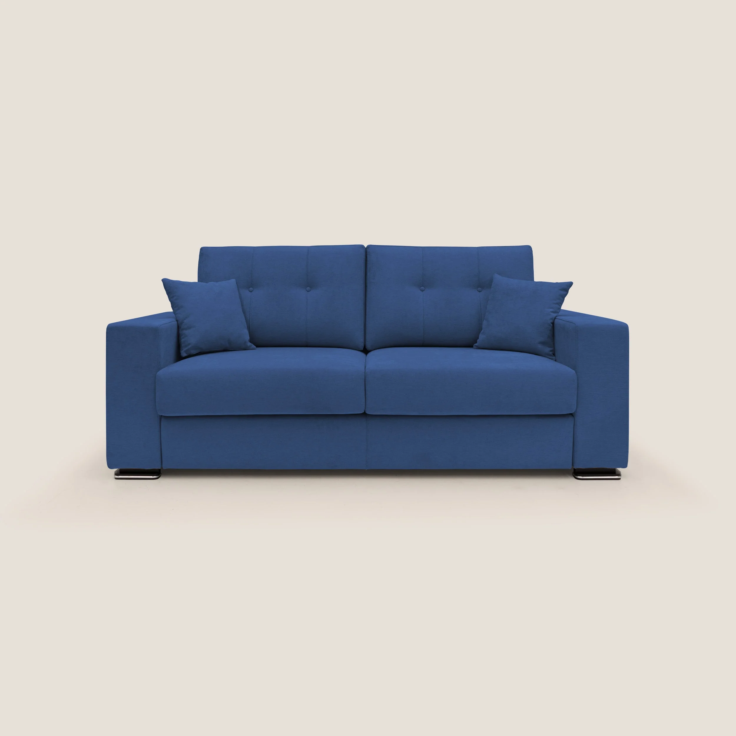 Giove canapé en tissu doux imperméable T02 bleu