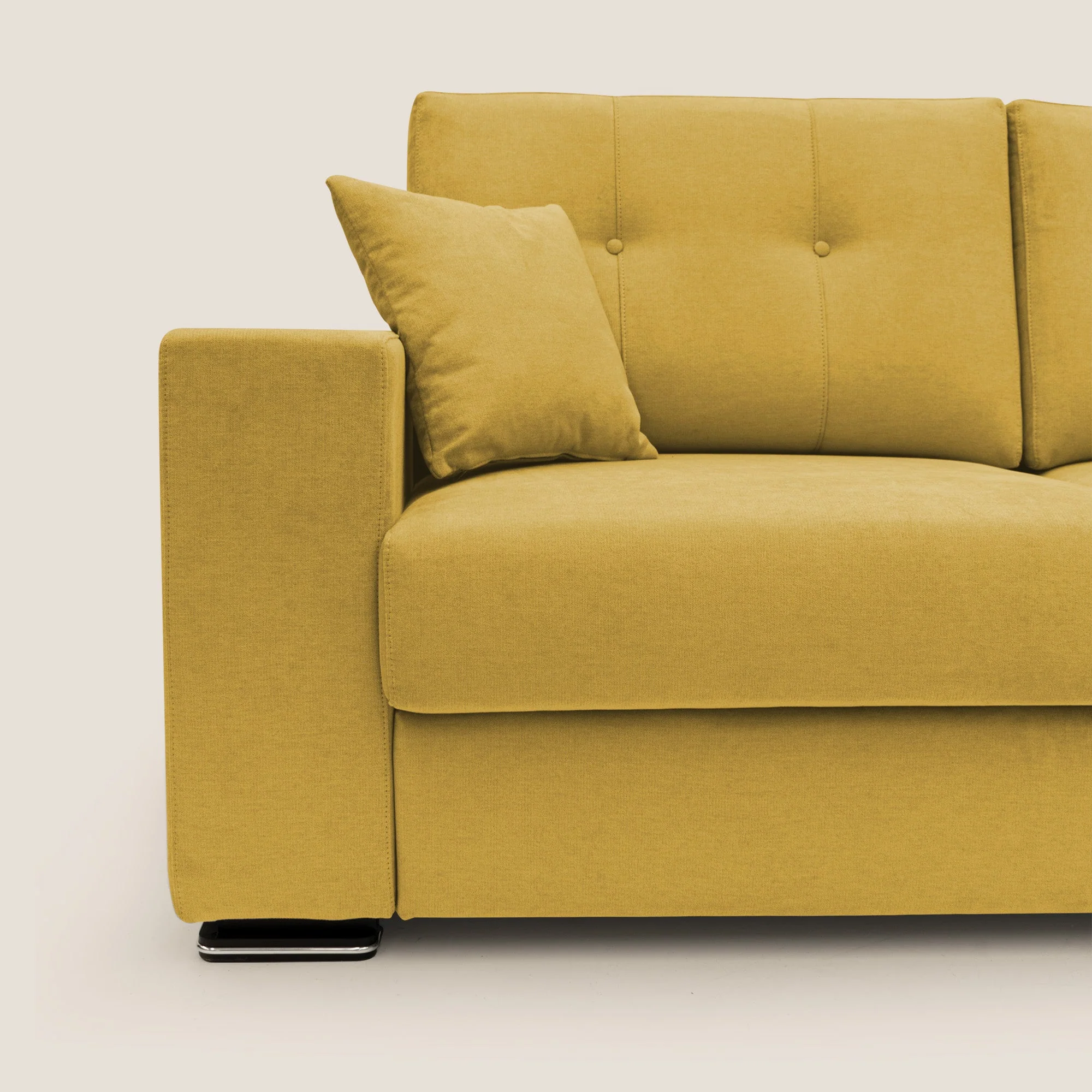 Giove canapé en tissu doux imperméable T02 jaune - Image 5