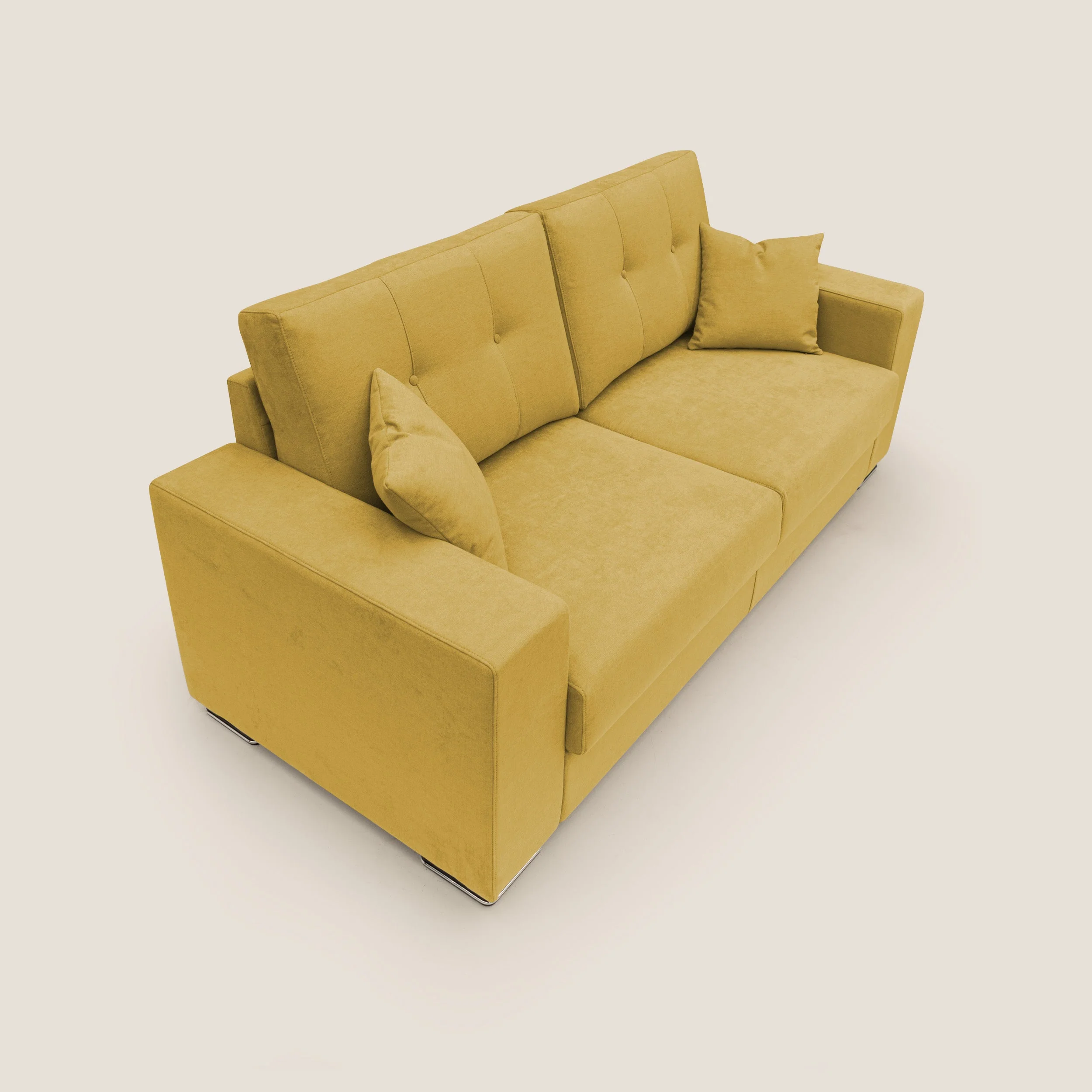 Giove canapé en tissu doux imperméable T02 jaune - Image 9