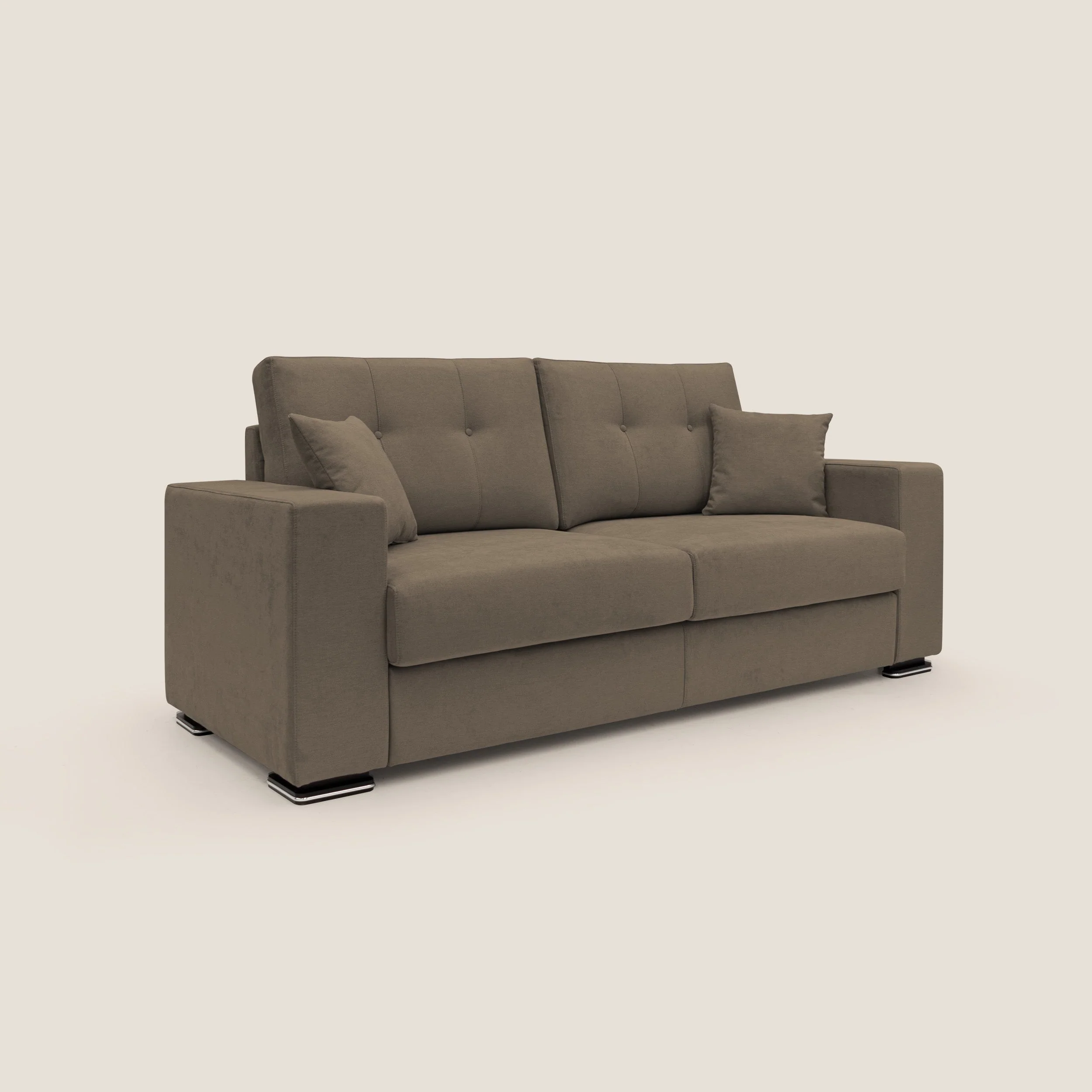 Giove canapé en tissu doux imperméable T02 marron - Image 2