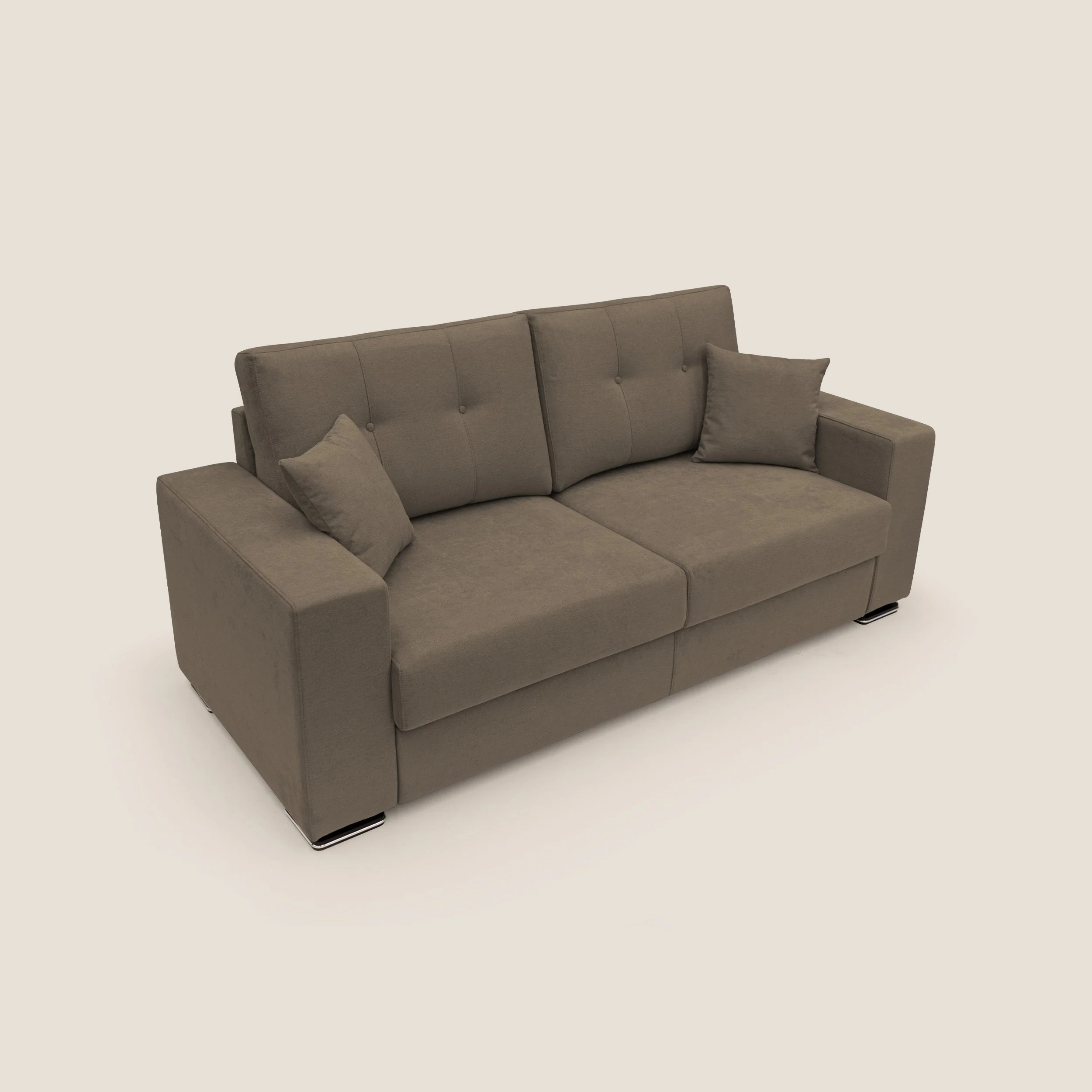 Giove canapé en tissu doux imperméable T02 marron - Image 4