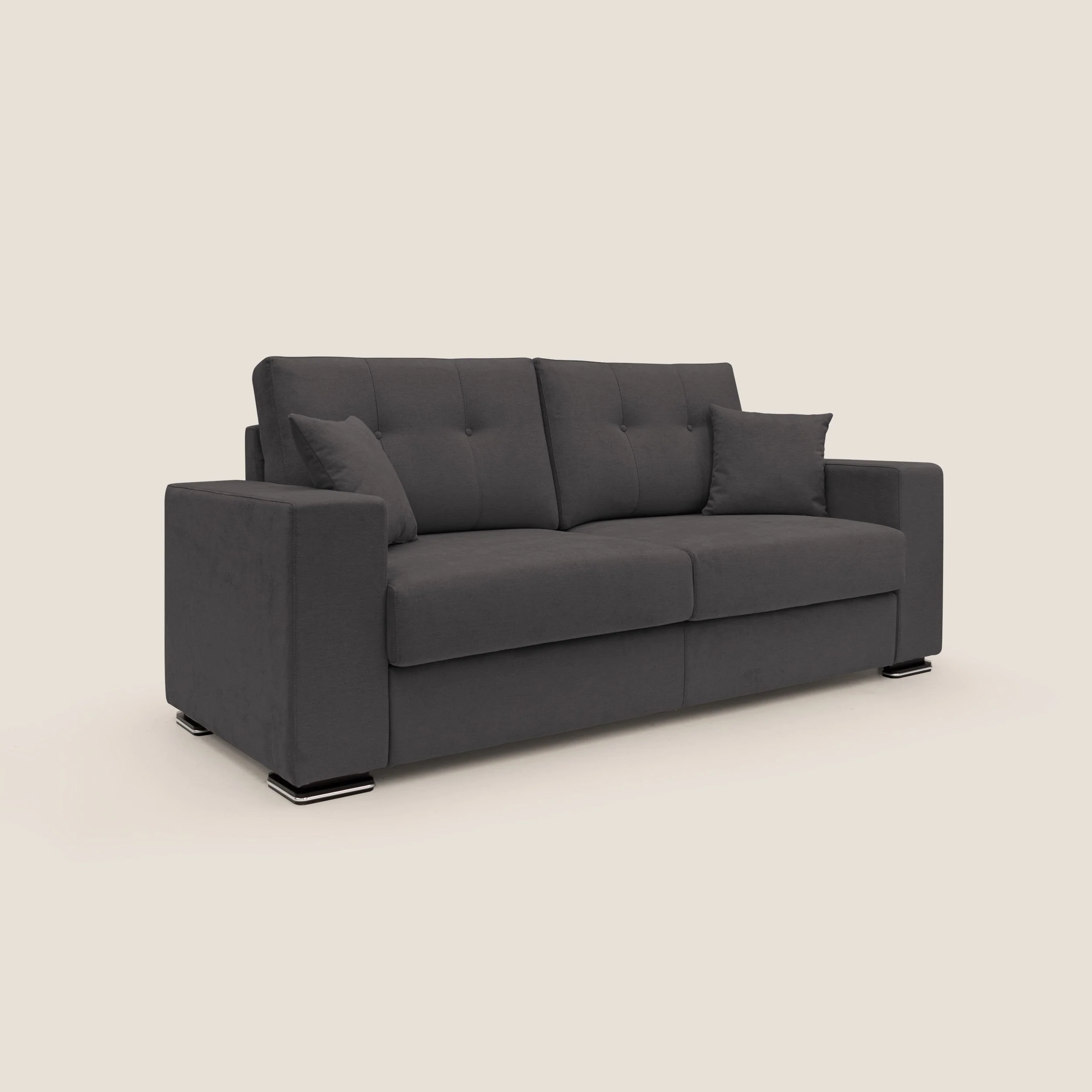 Giove canapé en tissu doux imperméable T02 noir - Image 2