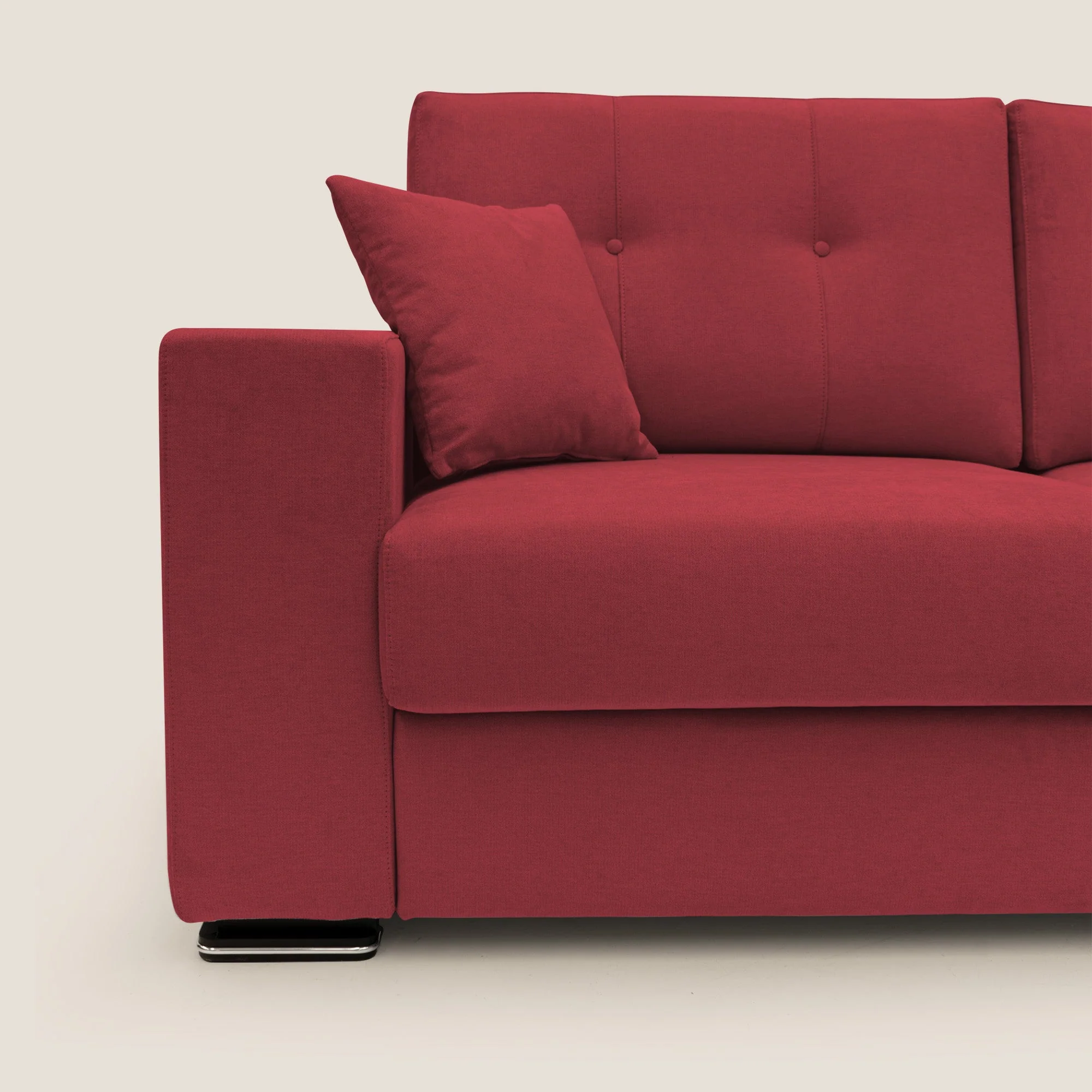 Giove canapé en tissu doux imperméable T02 rouge - Image 5