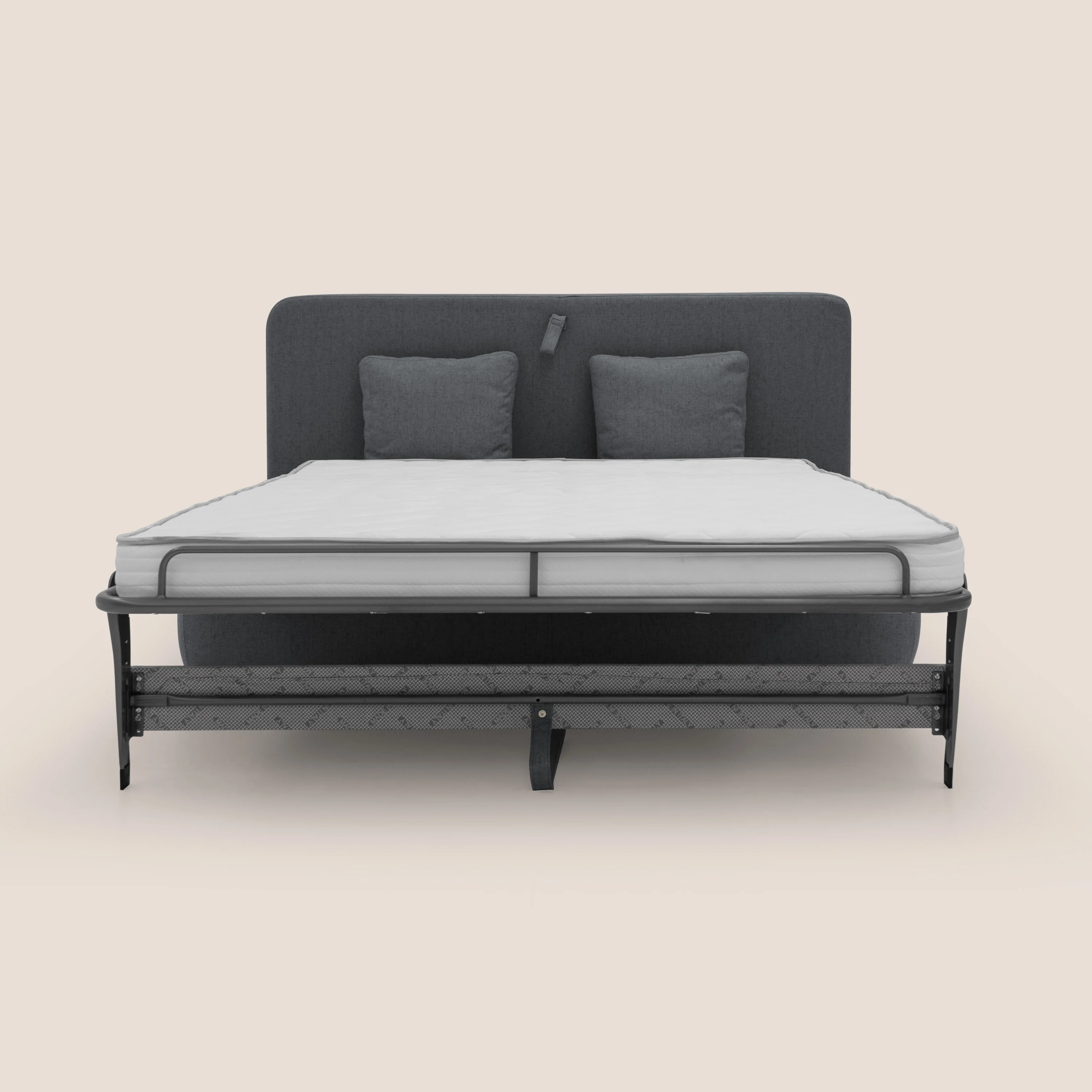 GRANSASSO Canapé convertible au design innovant en tissu imperméable T03 anthracite - Image 12