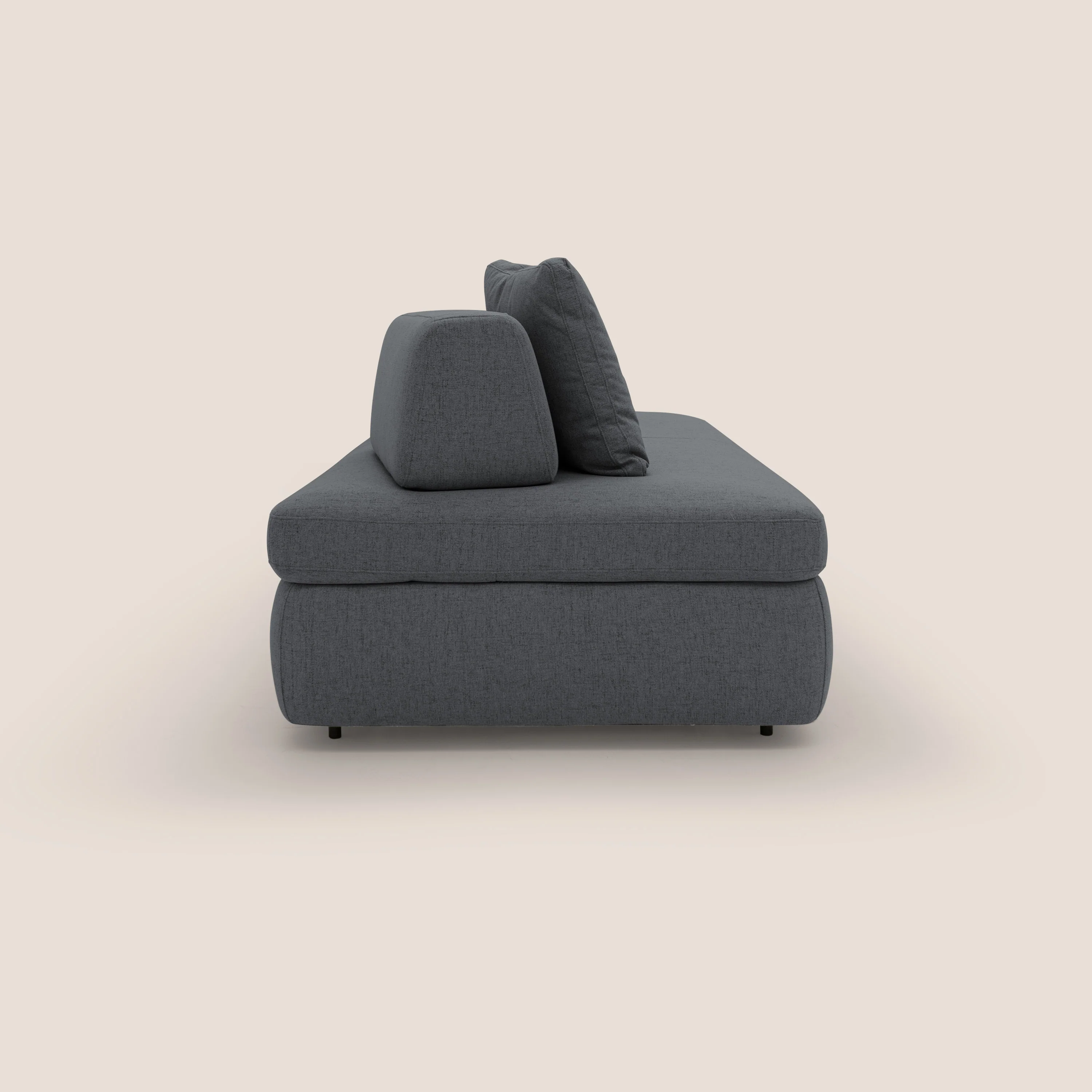 GRANSASSO Canapé convertible au design innovant en tissu imperméable T03 anthracite - Image 5