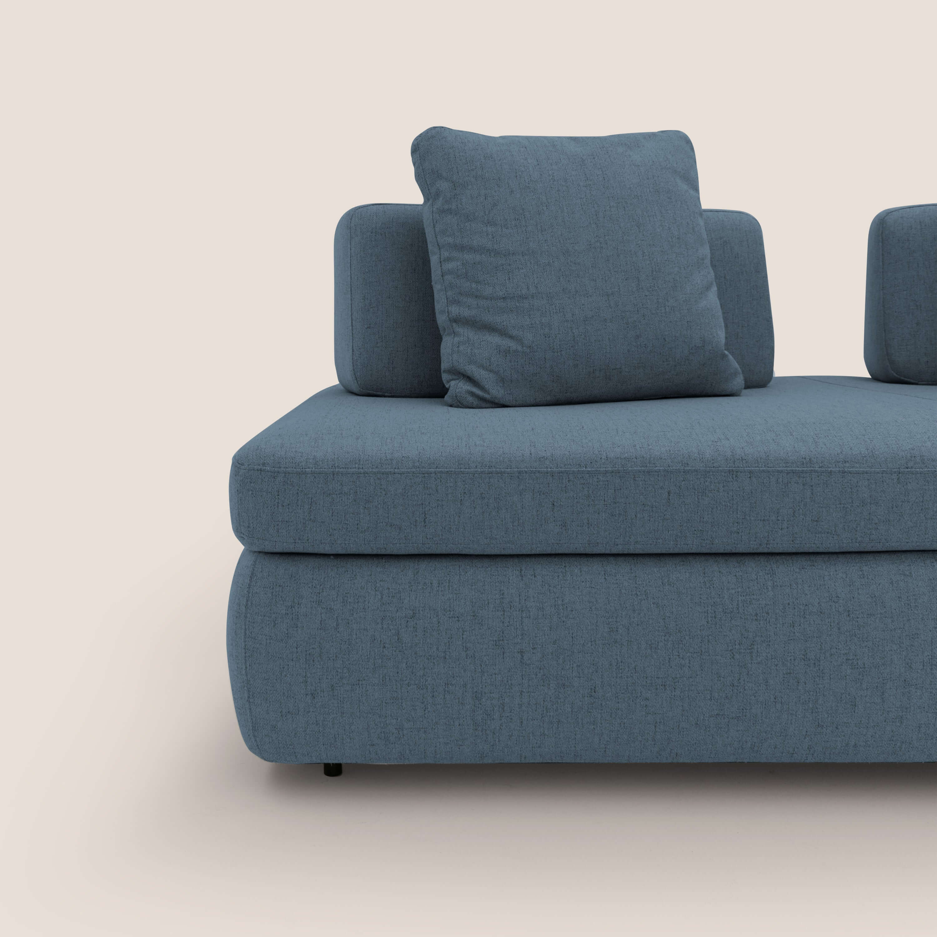 GRANSASSO Canapé convertible au design innovant en tissu imperméable T03 bleu - Image 5