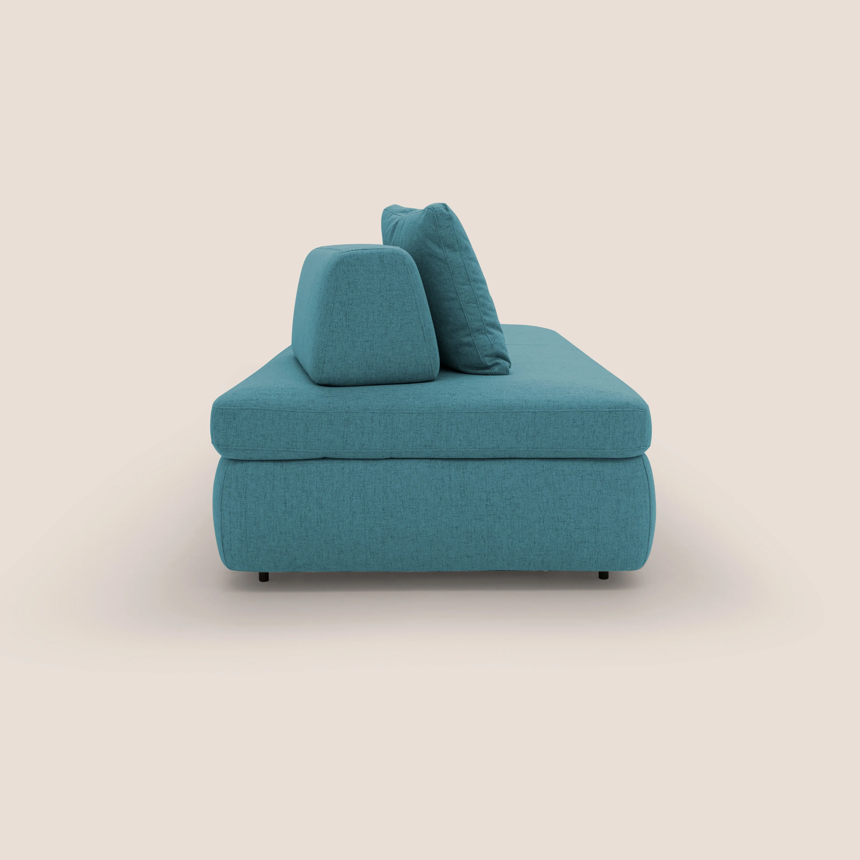 GRANSASSO Canapé convertible au design innovant en tissu imperméable T03 bleu ciel - Image 7