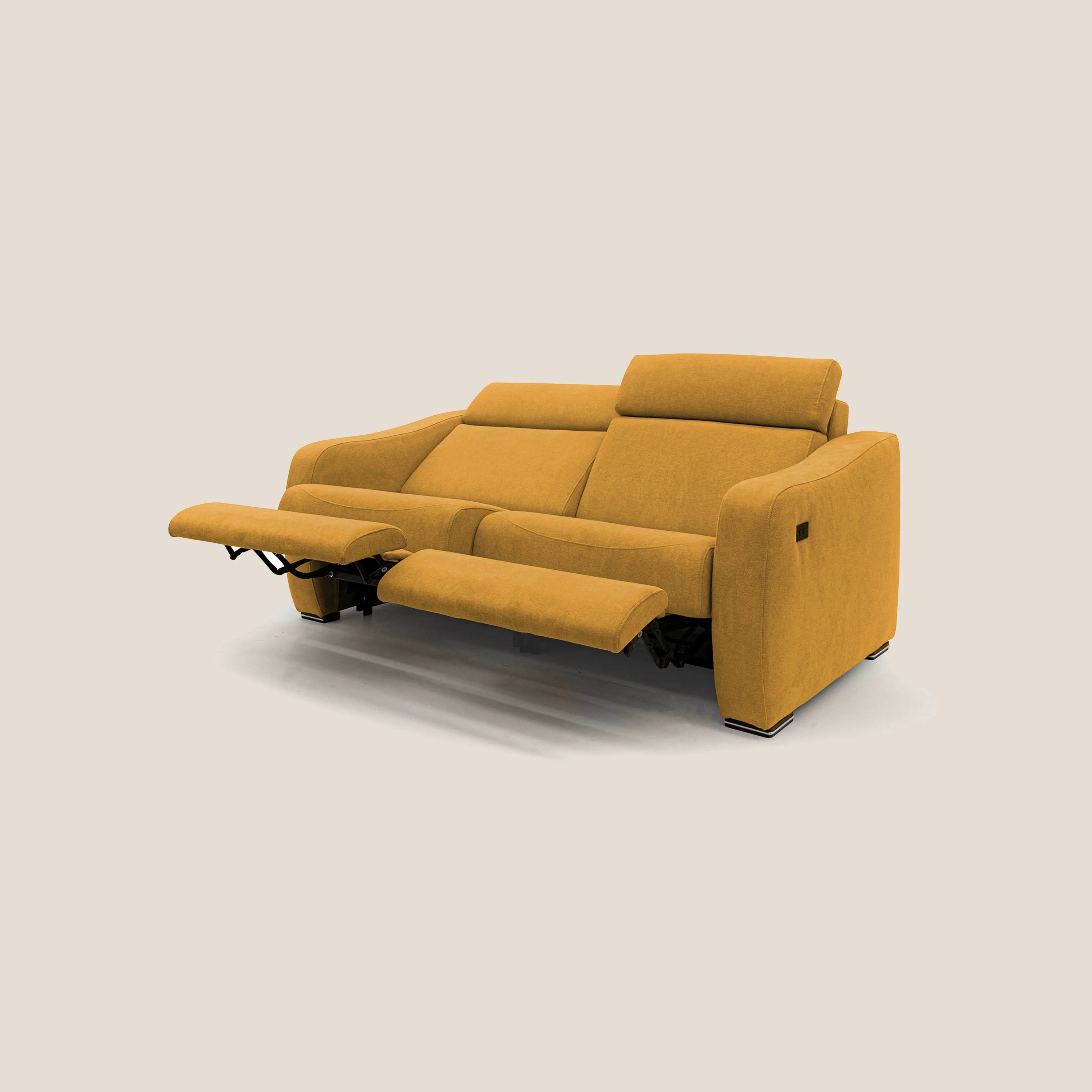 Gummy Canapé avec relax électrique jaune - Image 2