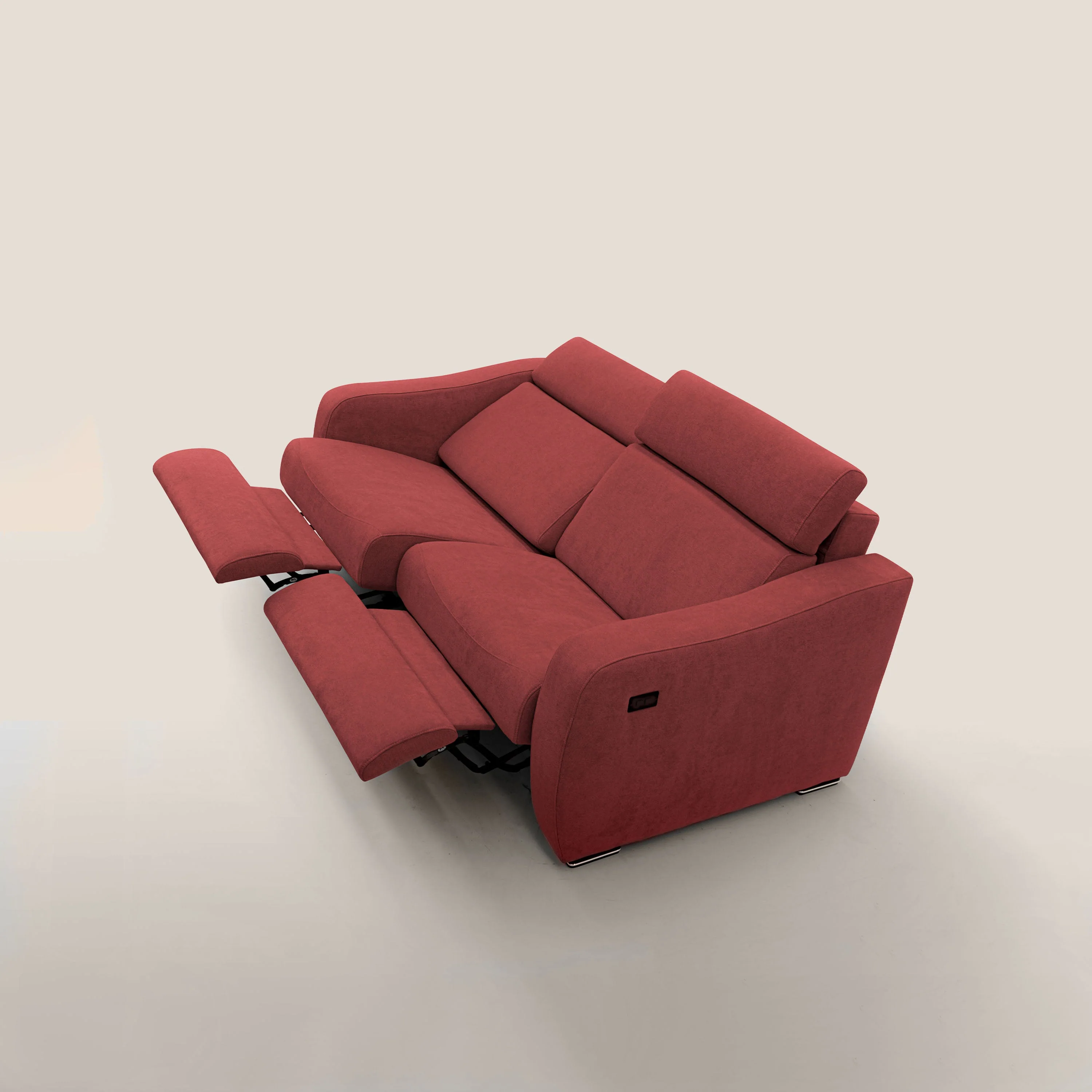 Gummy Canapé avec relax électrique rouge - Image 4
