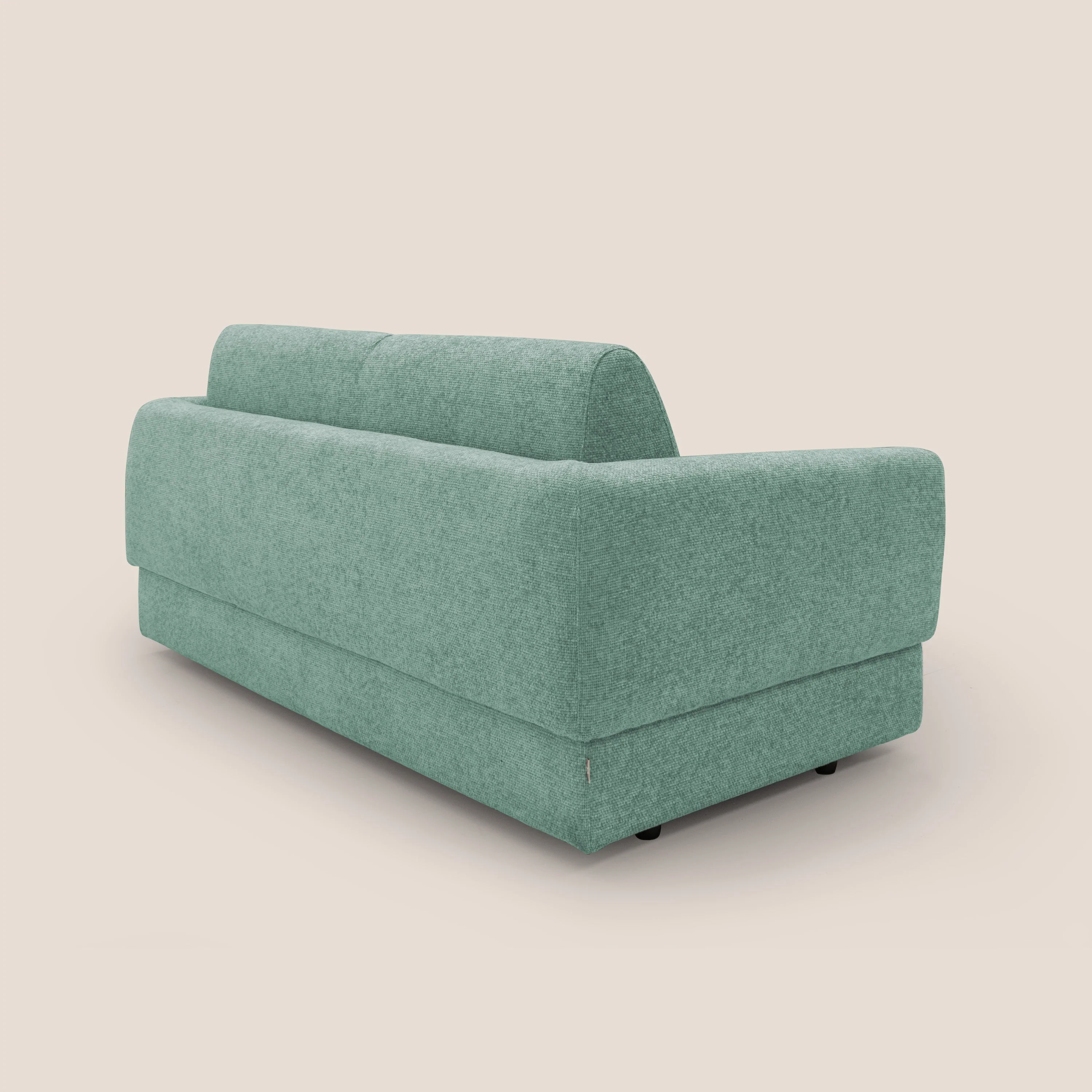 Happy Canapé convertible avec matelas H18 cm en tissu imperméable T10 sauge - Image 8