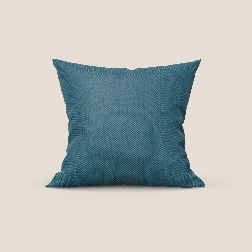 Honey coussin disponible en plusieurs couleurs, réalisé en tissu imperméable similaire au coton T13 bleu clair