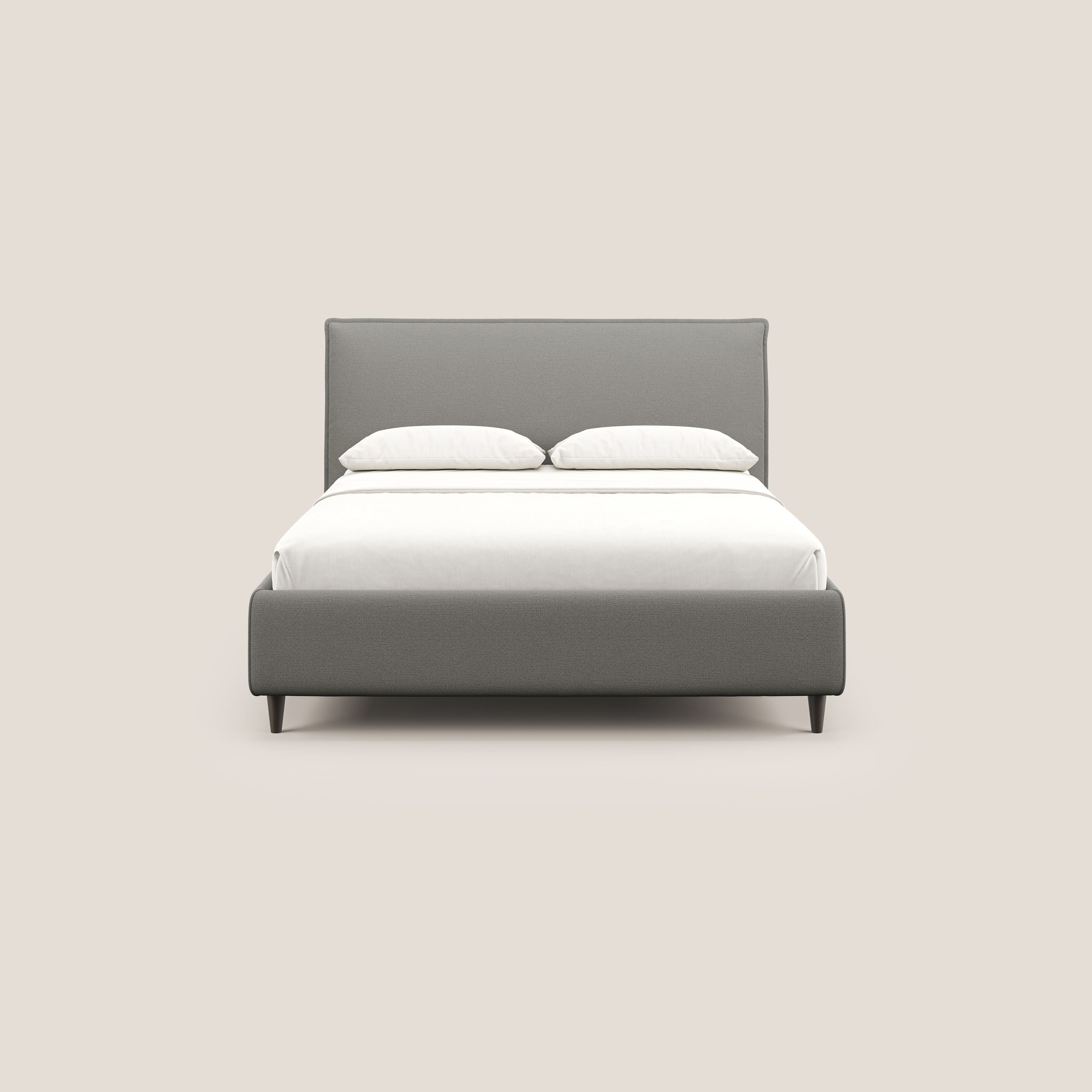 Hunter lit rembourré avec coffre déhoussable en tissu imperméable flammé T19 beige - Image 3