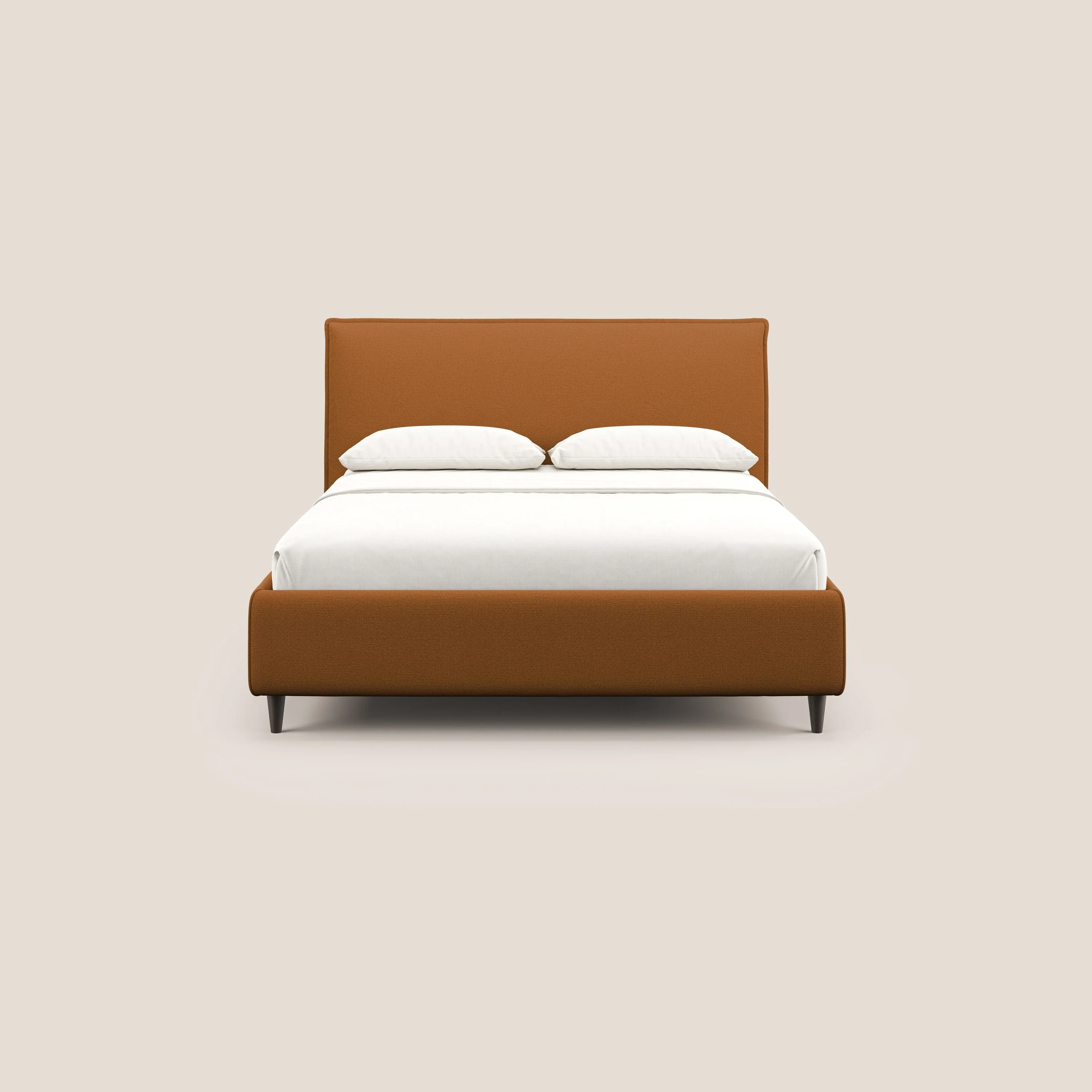 Hunter lit rembourré avec coffre déhoussable en tissu imperméable flammé T19 orange - Image 3