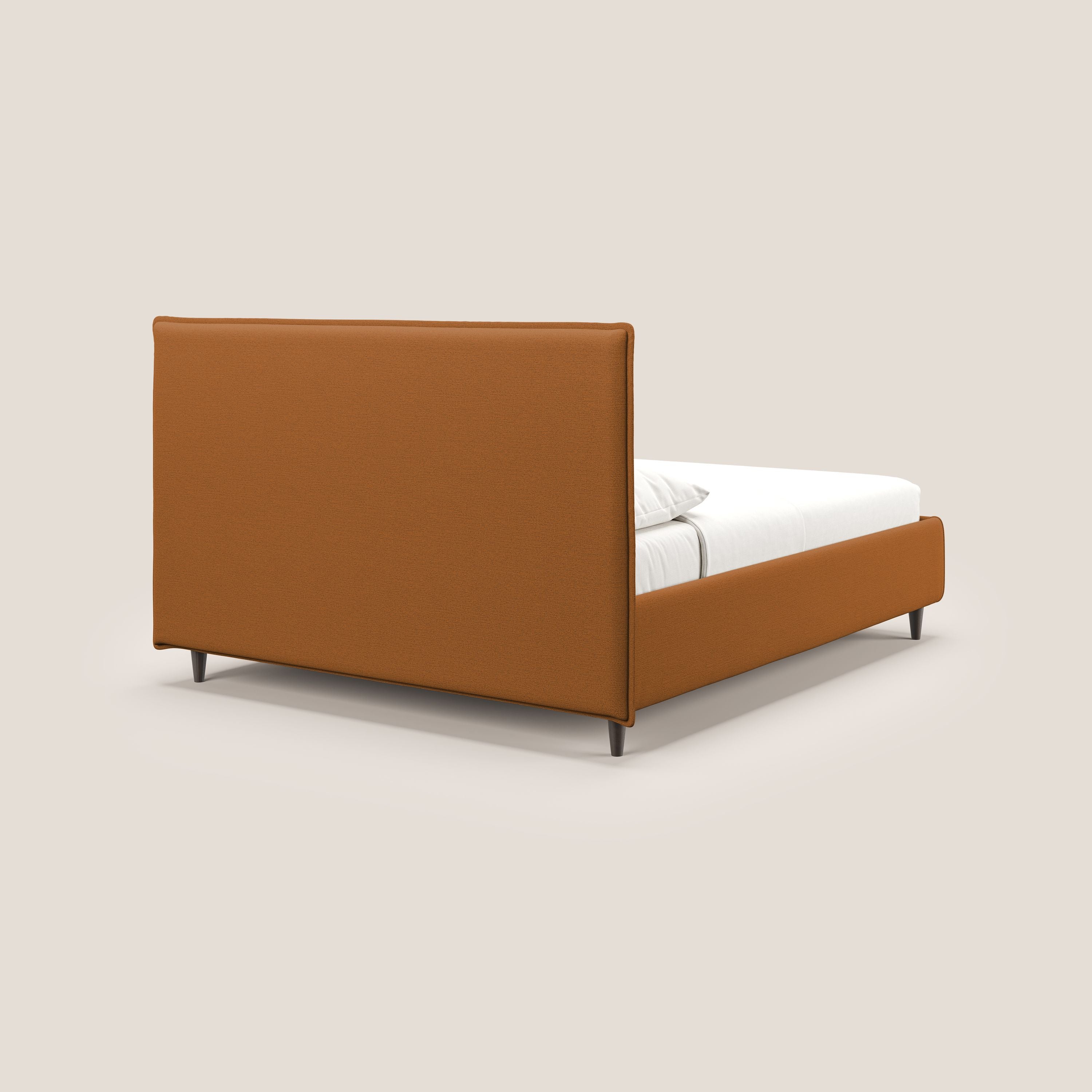Hunter lit rembourré avec coffre déhoussable en tissu imperméable flammé T19 orange - Image 5