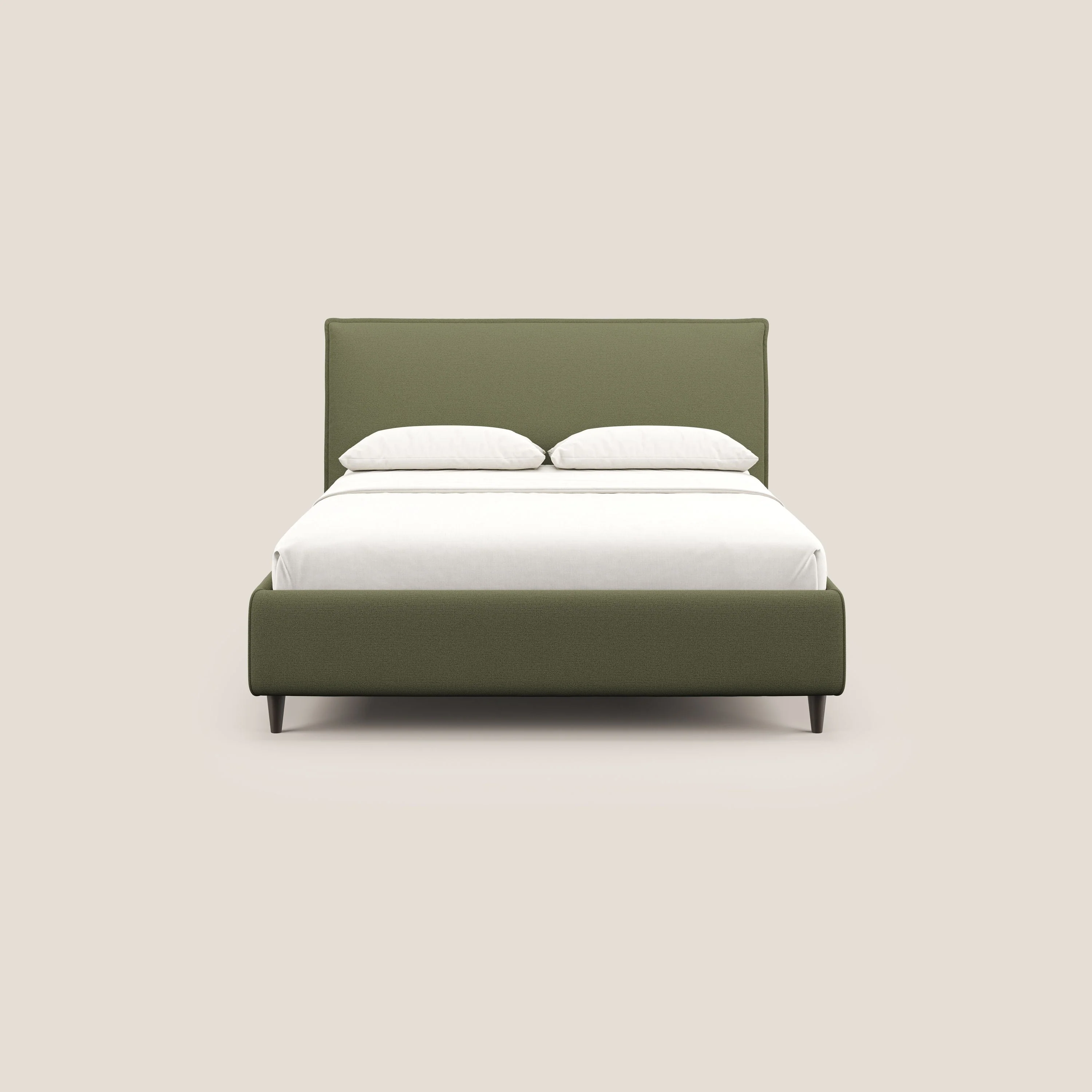 Hunter lit rembourré avec coffre déhoussable en tissu imperméable flammé T19 vert - Image 4