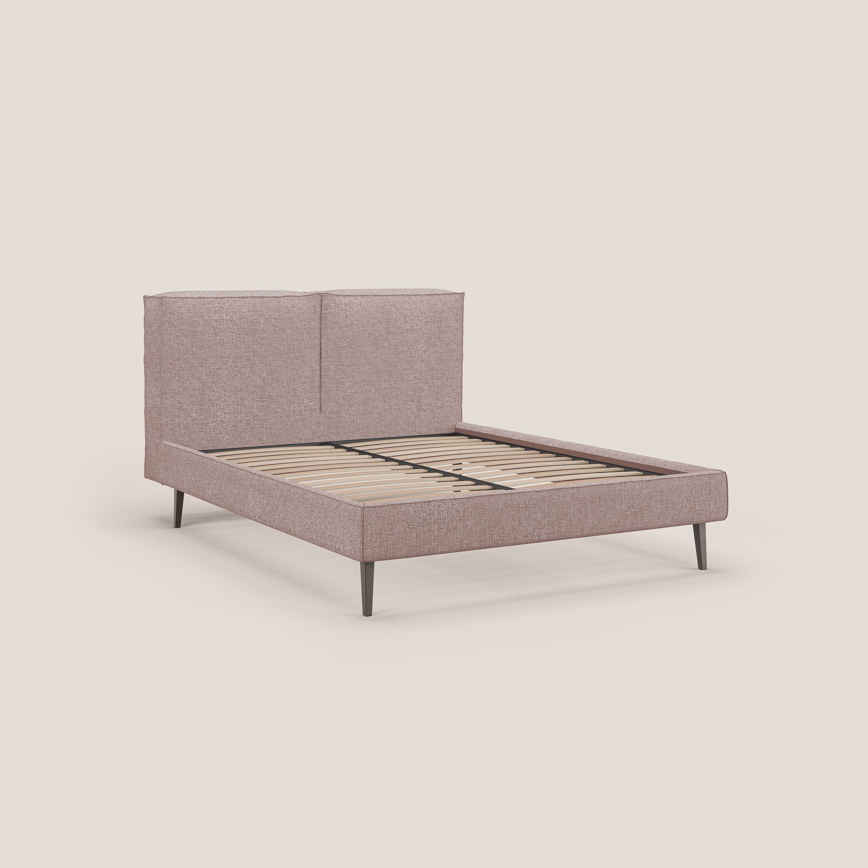 Isotta lit rembourré complètement déhoussable en tissu doux imperméable T10 rose - Image 7