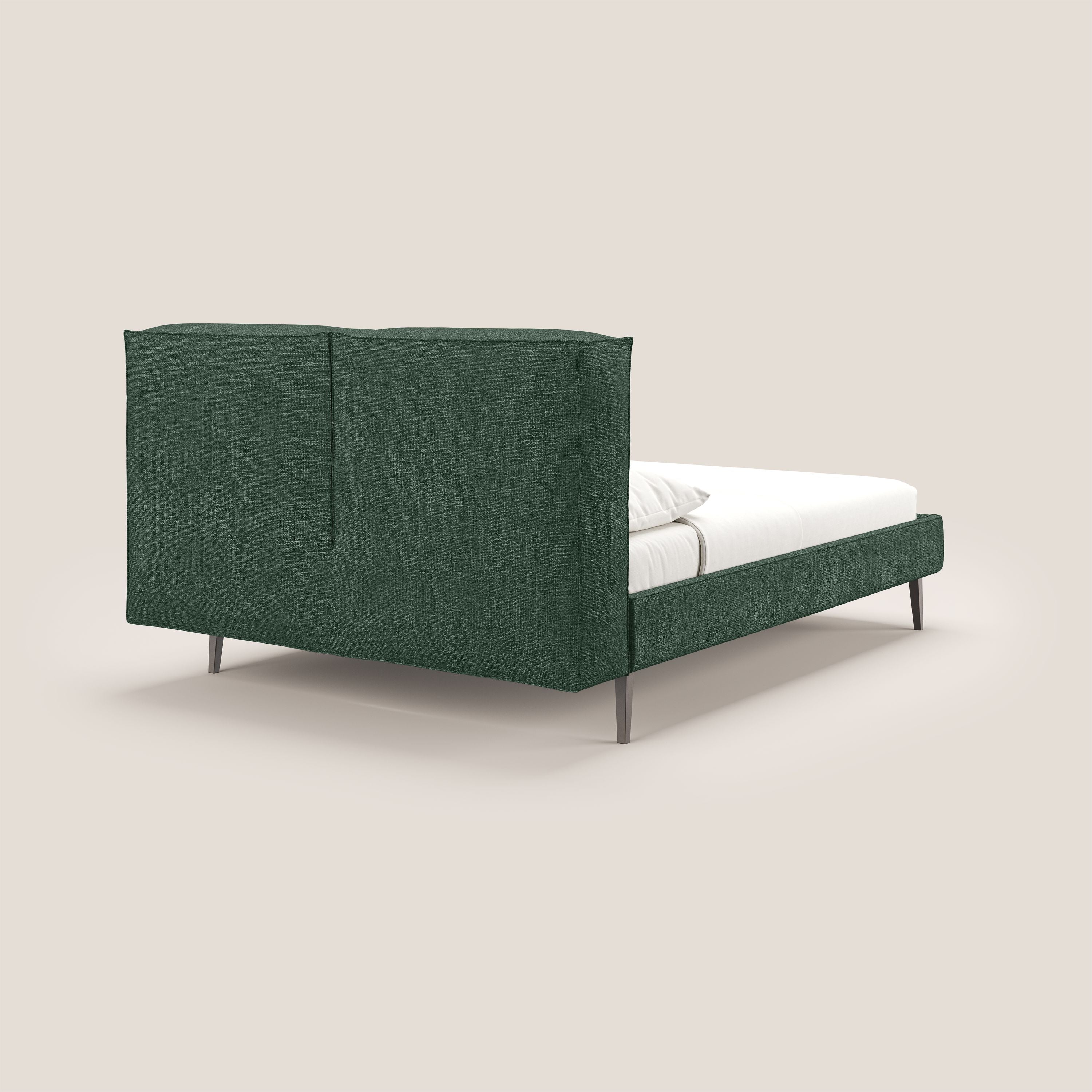 Isotta lit rembourré complètement déhoussable en tissu doux imperméable T10 vert - Image 5