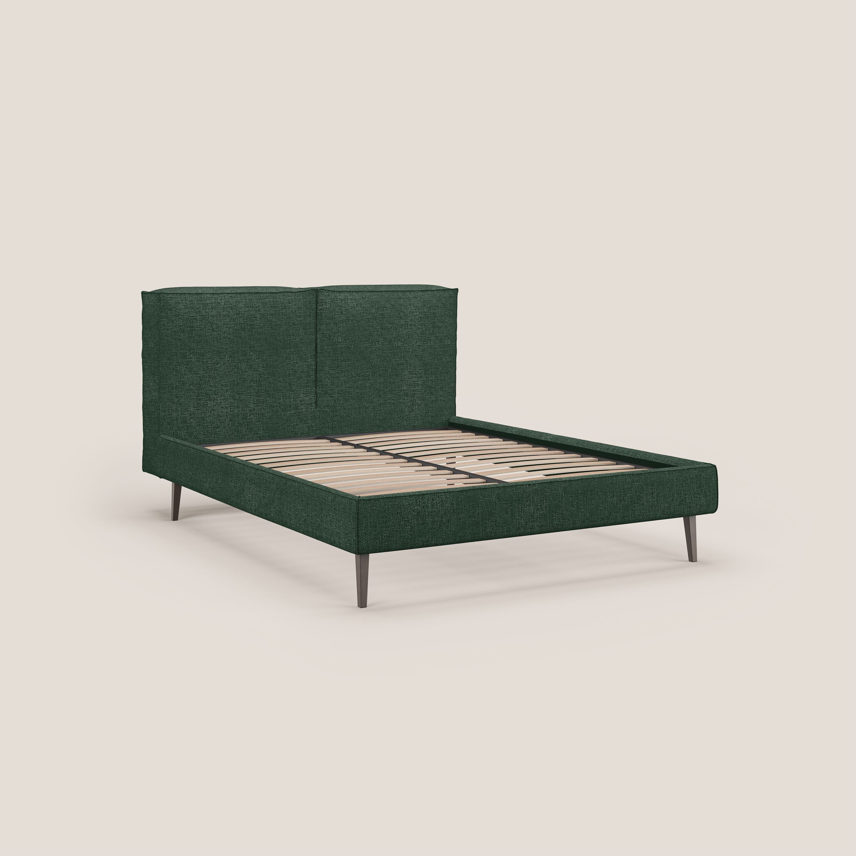 Isotta lit rembourré complètement déhoussable en tissu doux imperméable T10 vert - Image 7