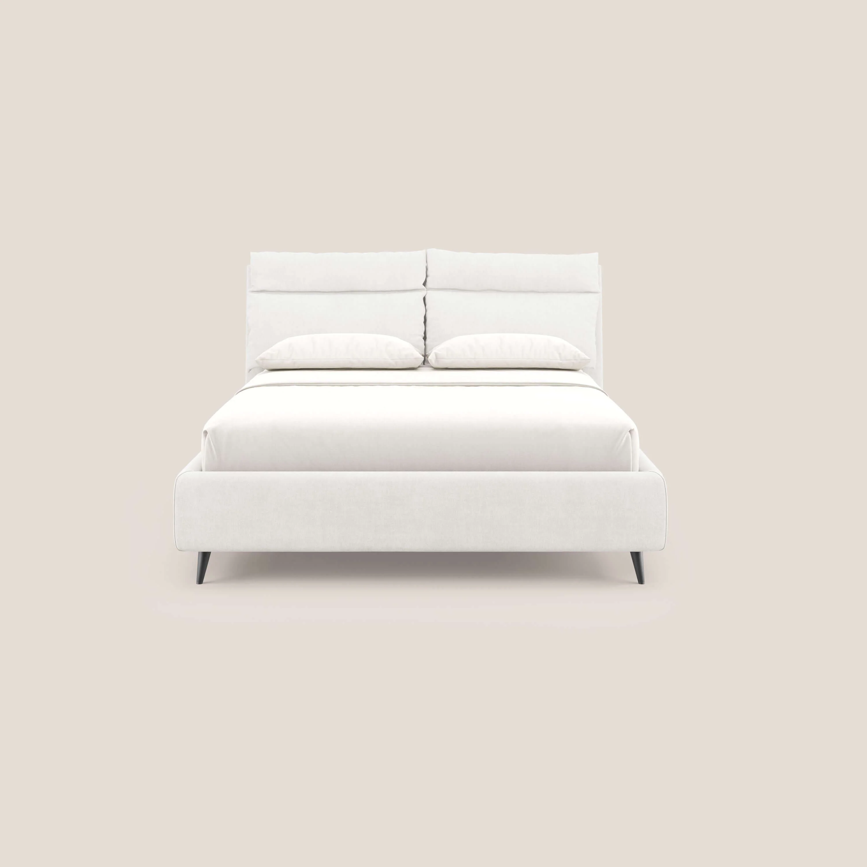 Jerry lit coffre et coussins réglables en tissu détachable T17 blanc - Image 3
