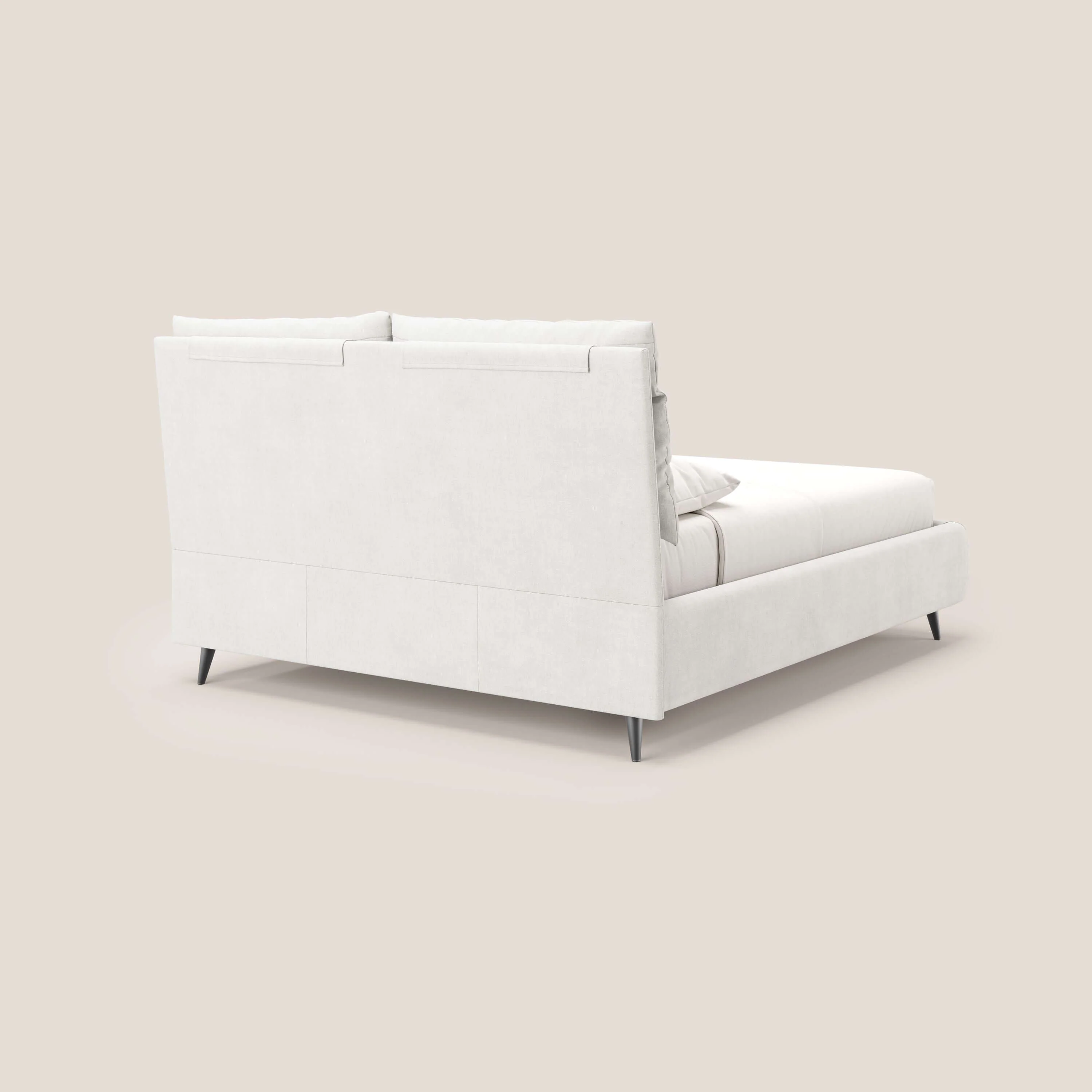 Jerry lit coffre et coussins réglables en tissu détachable T17 blanc - Image 6
