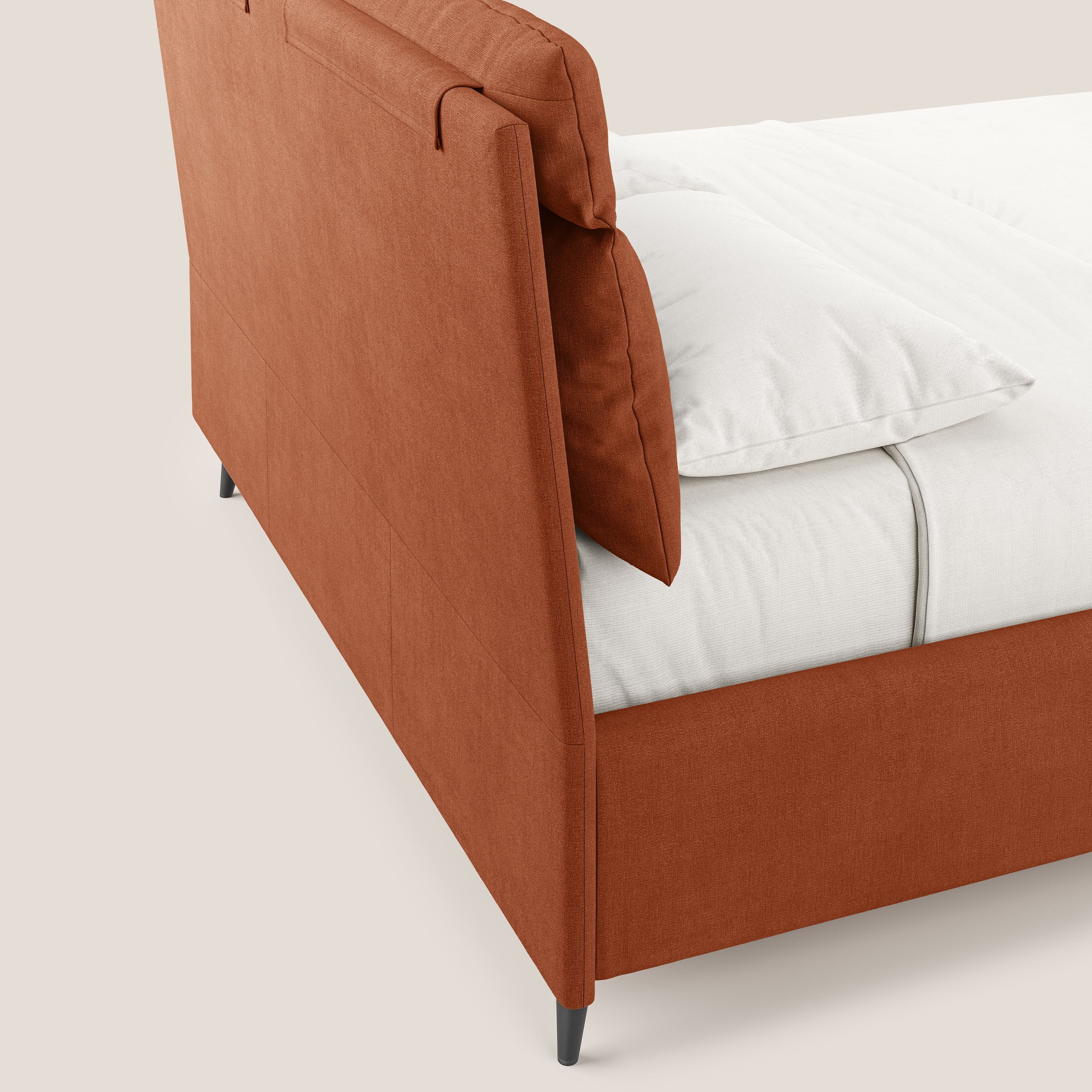 Jerry lit coffre et coussins réglables en tissu détachable T17 orange - Image 8
