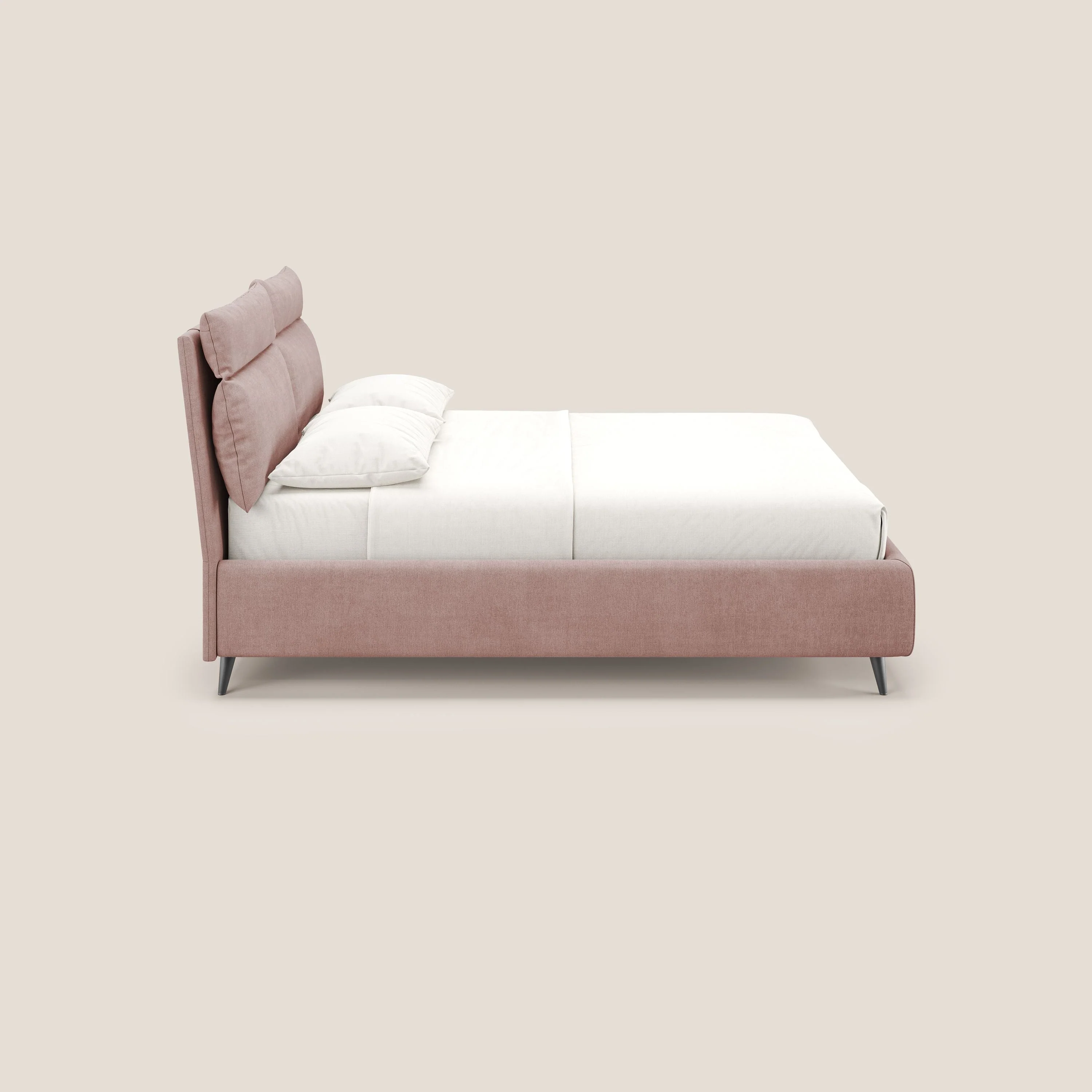 Jerry lit coffre et coussins réglables en tissu détachable T17 rose - Image 5