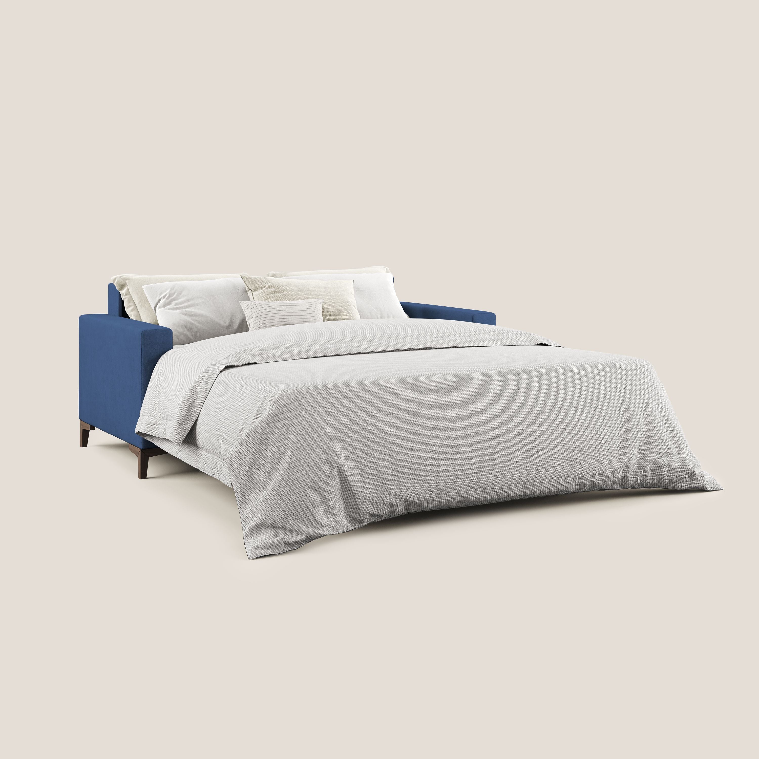 Kafka canapé lit convertible en tissu doux imperméable T02 bleu - Image 2