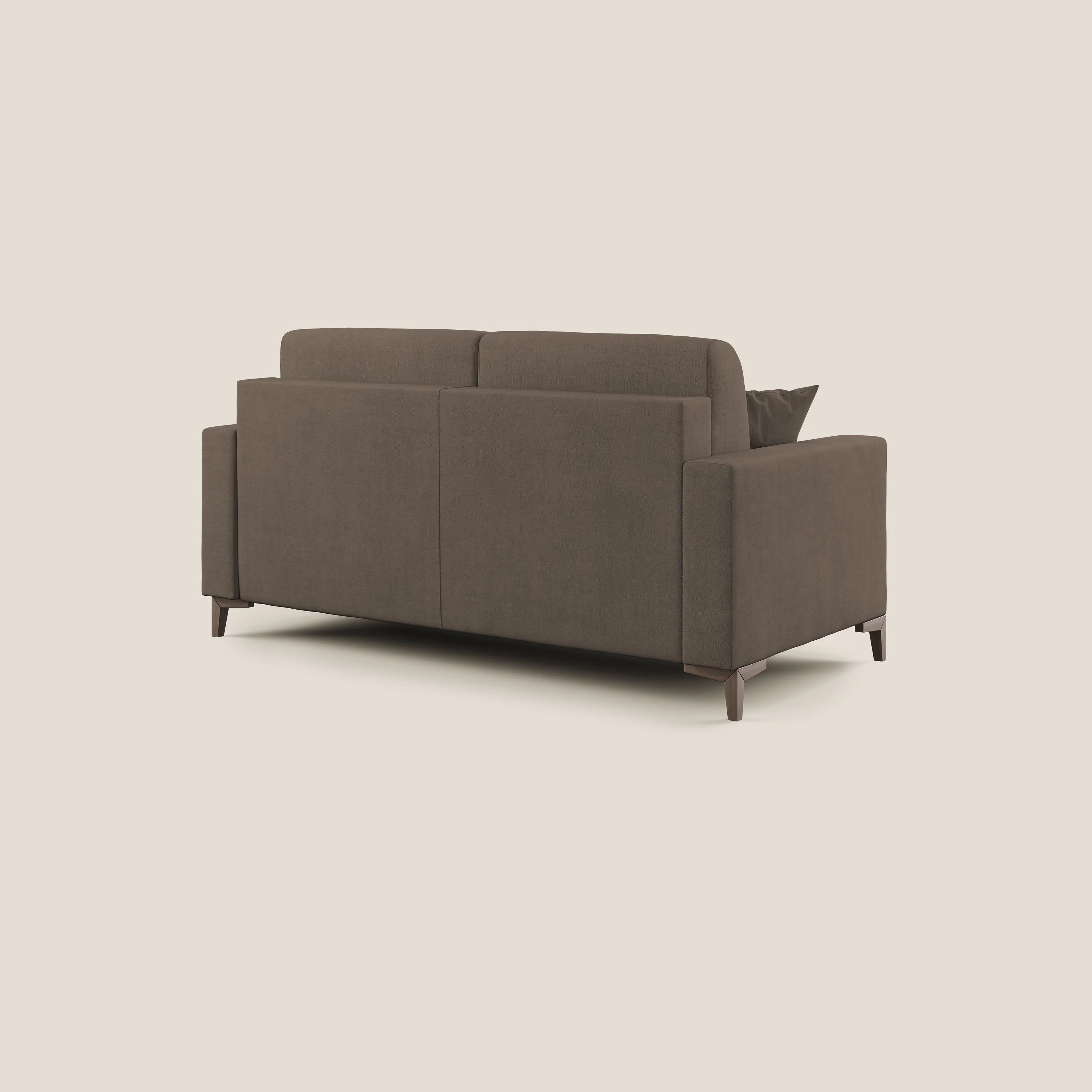Kafka canapé lit convertible en tissu doux imperméable T02 marron - Image 7