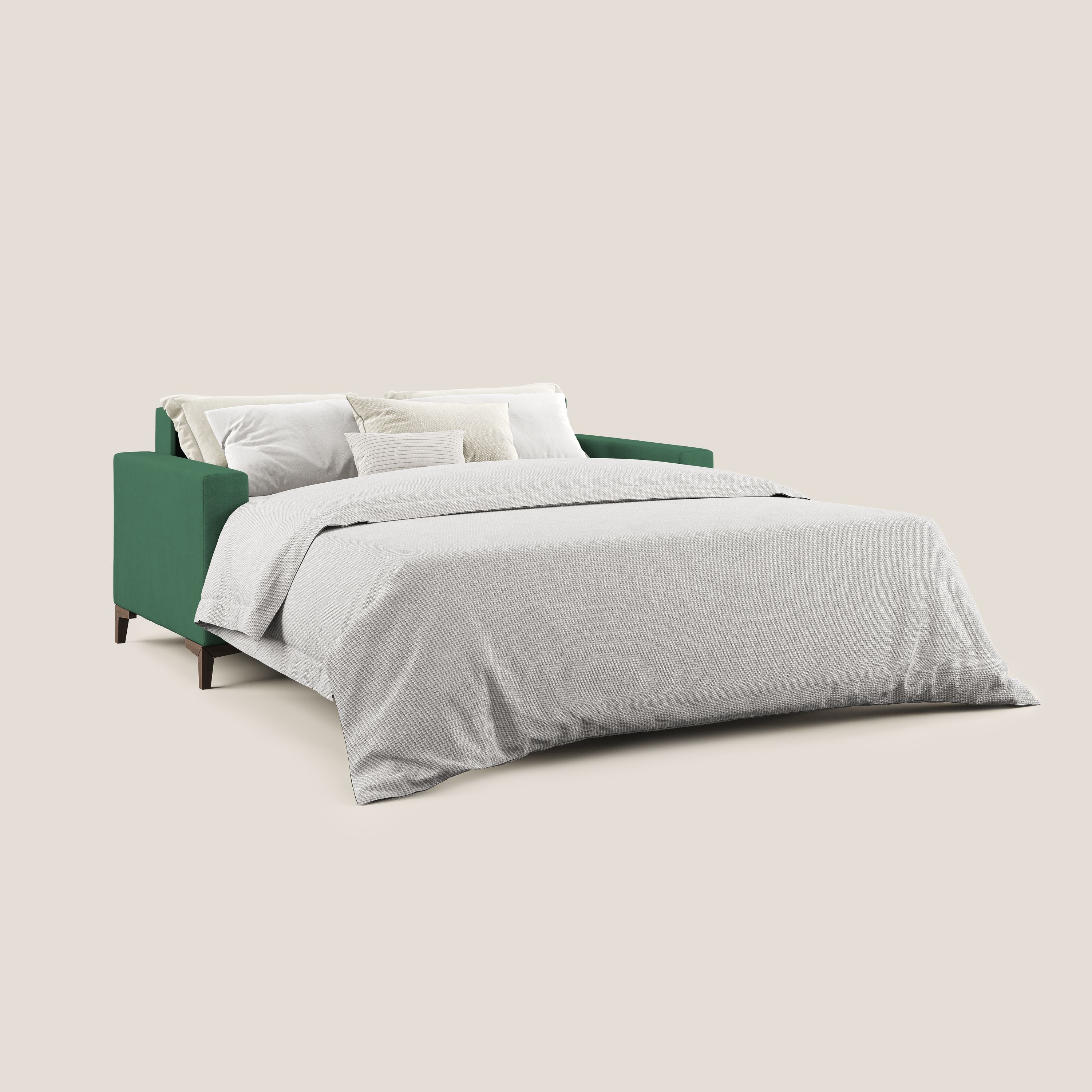 Kafka canapé lit convertible en tissu doux imperméable T02 vert - Image 2