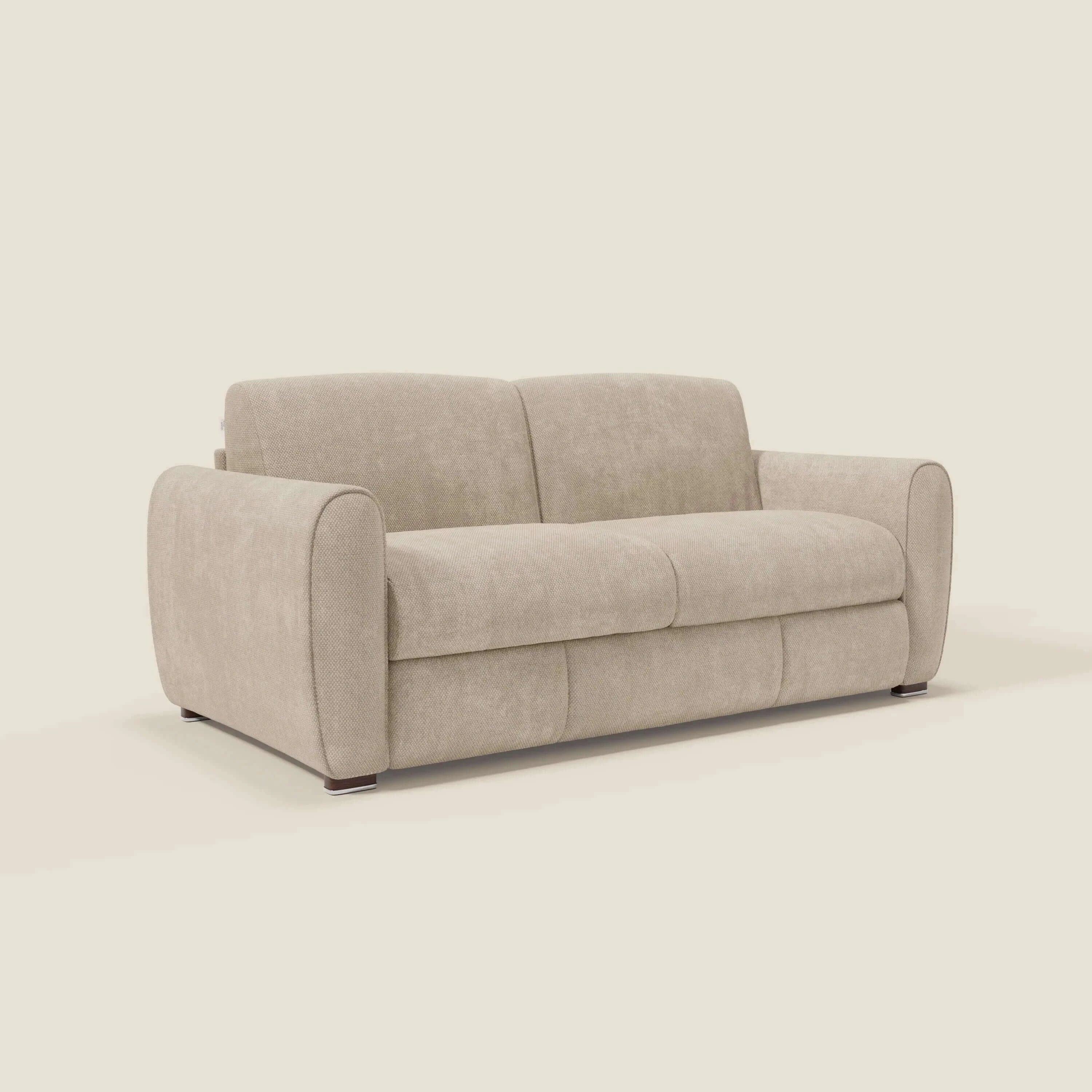 Kaleo Canapé convertible moderne avec matelas H17 cm - en tissu imperméable T26 crème - Image 3