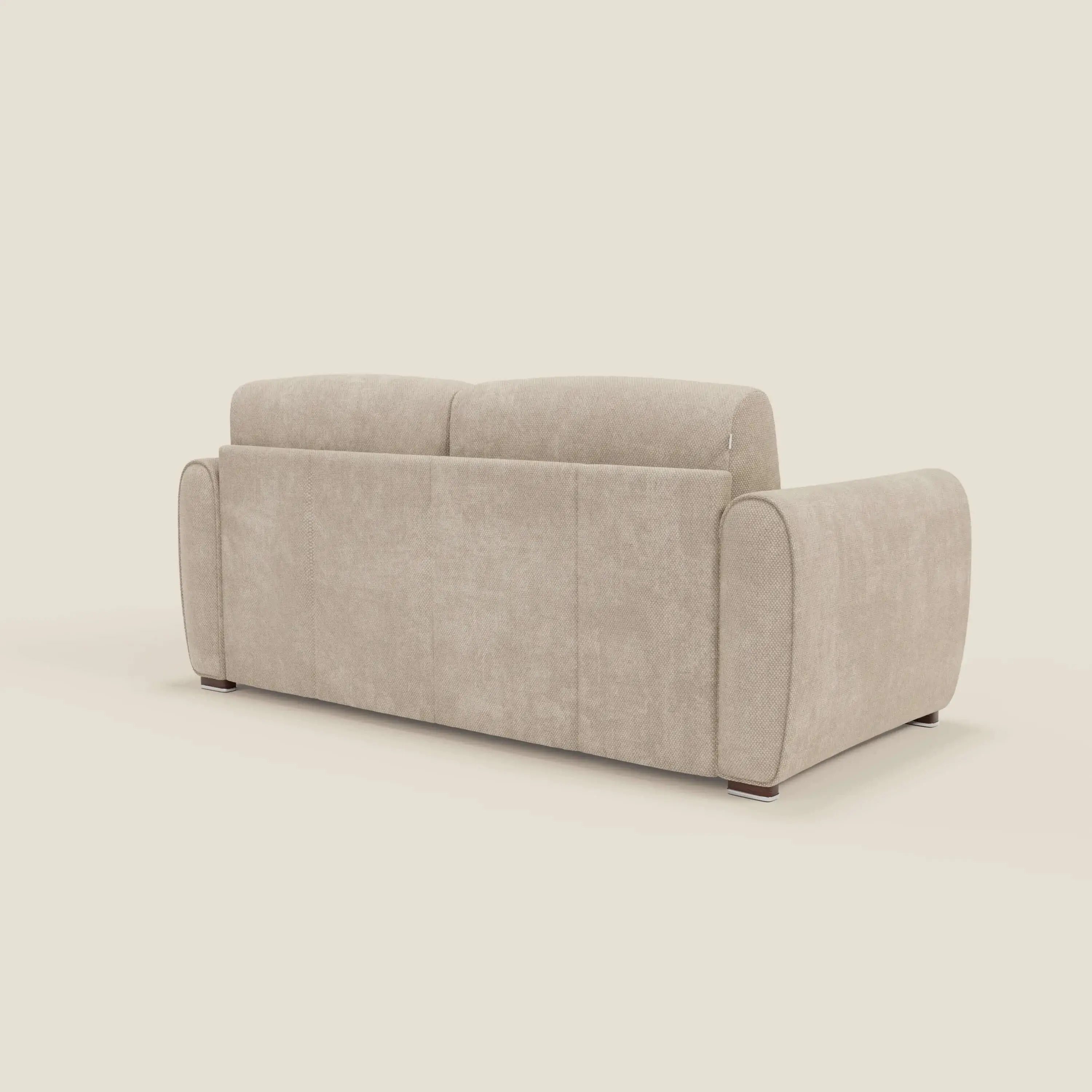 Kaleo Canapé convertible moderne avec matelas H17 cm - en tissu imperméable T26 crème - Image 5