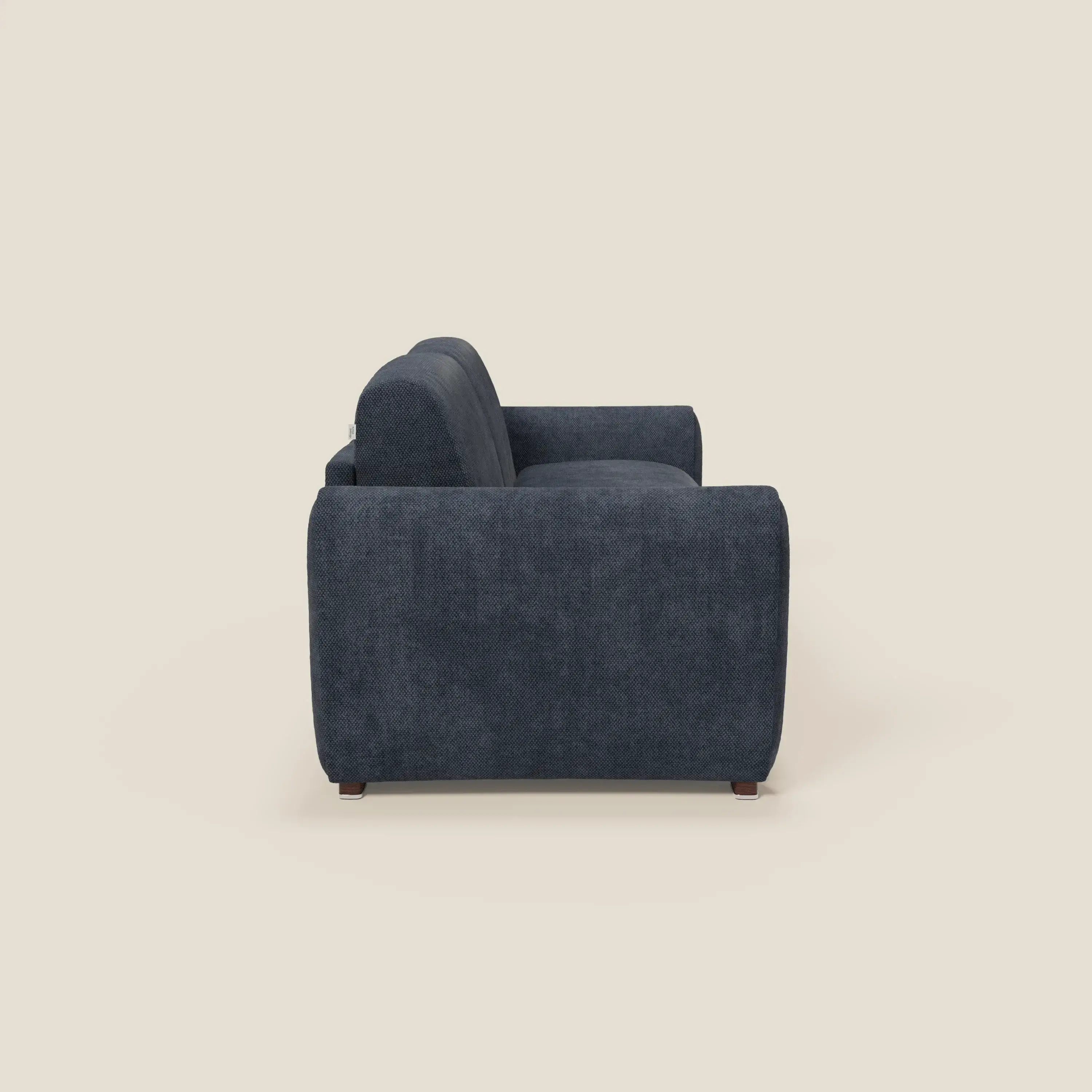 Kaleo Canapé convertible moderne avec matelas H17 cm - en tissu imperméable T26 bleu navy - Image 4
