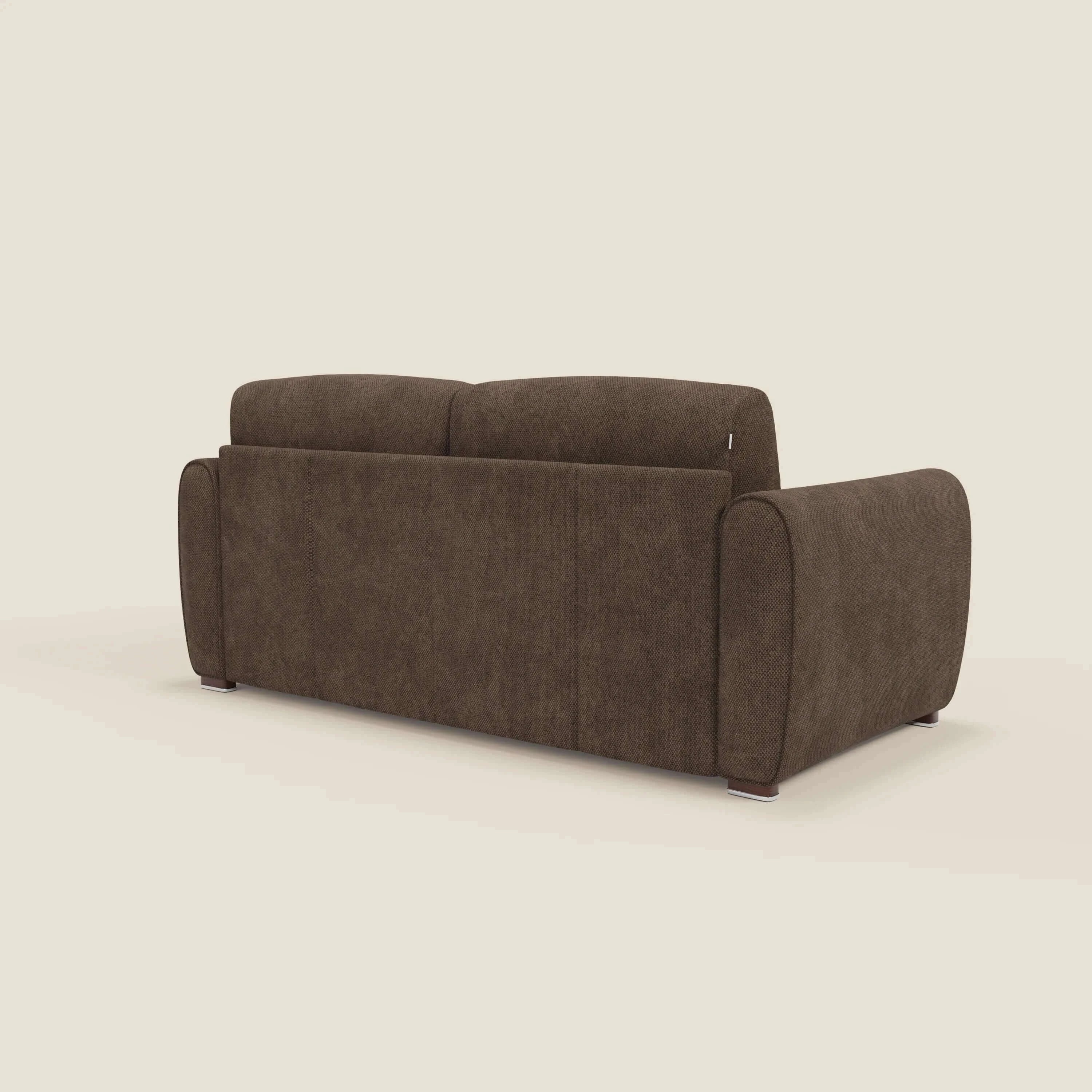 Kaleo Canapé convertible moderne avec matelas H17 cm - en tissu imperméable T26 marron - Image 5