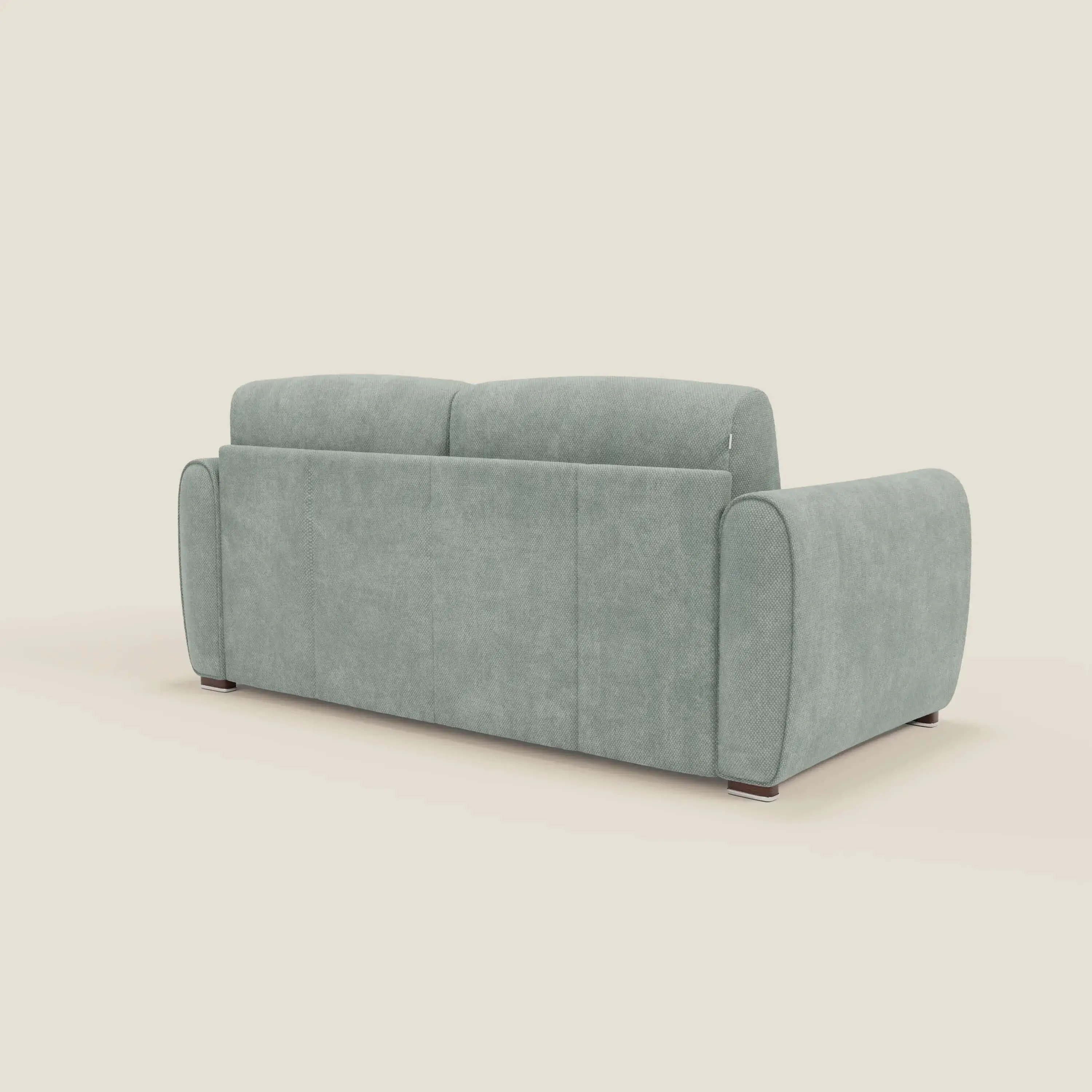 Kaleo Canapé convertible moderne avec matelas H17 cm - en tissu imperméable T26 vert aquamarine - Image 5