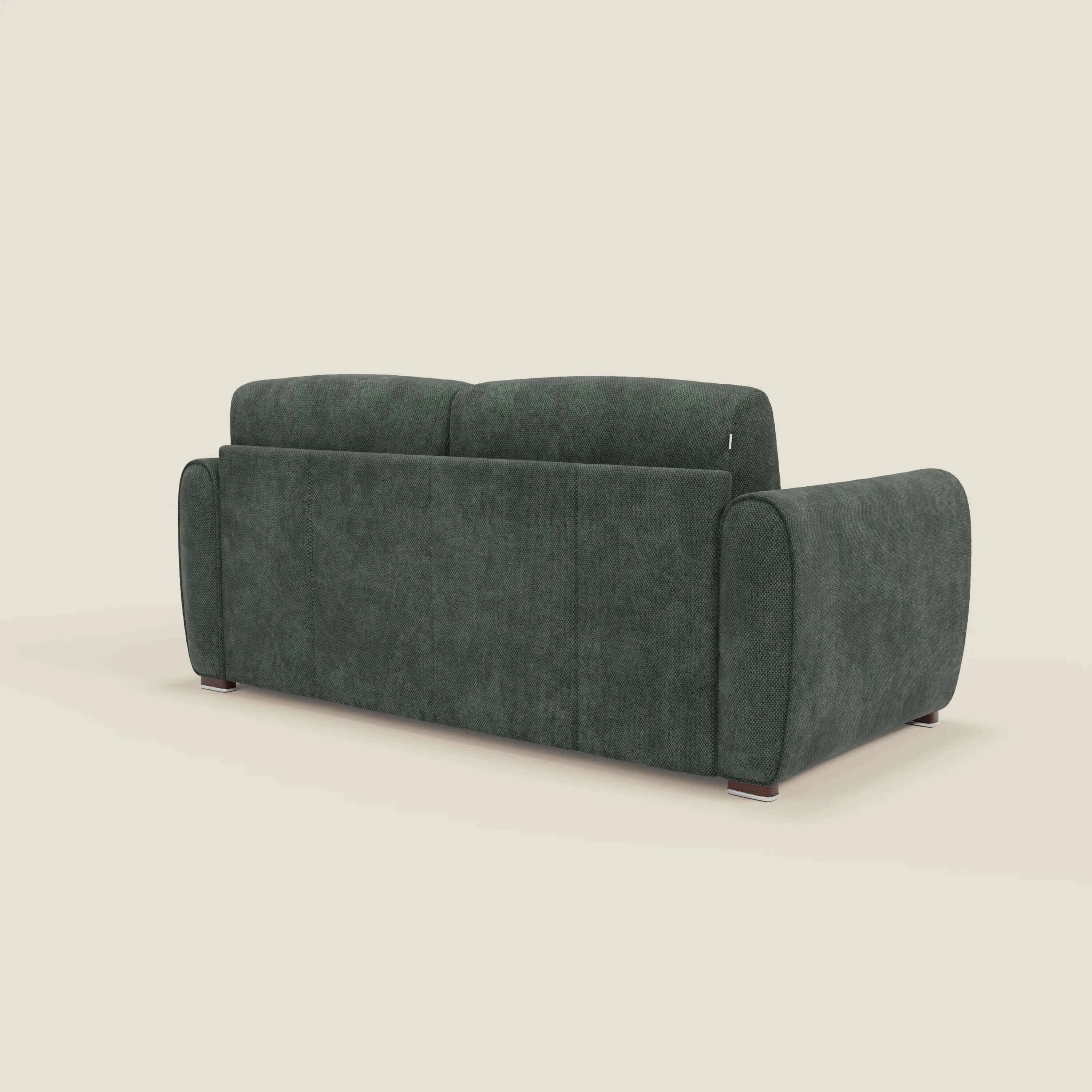Kaleo Canapé convertible moderne avec matelas H17 cm - en tissu imperméable T26 vert olive - Image 5