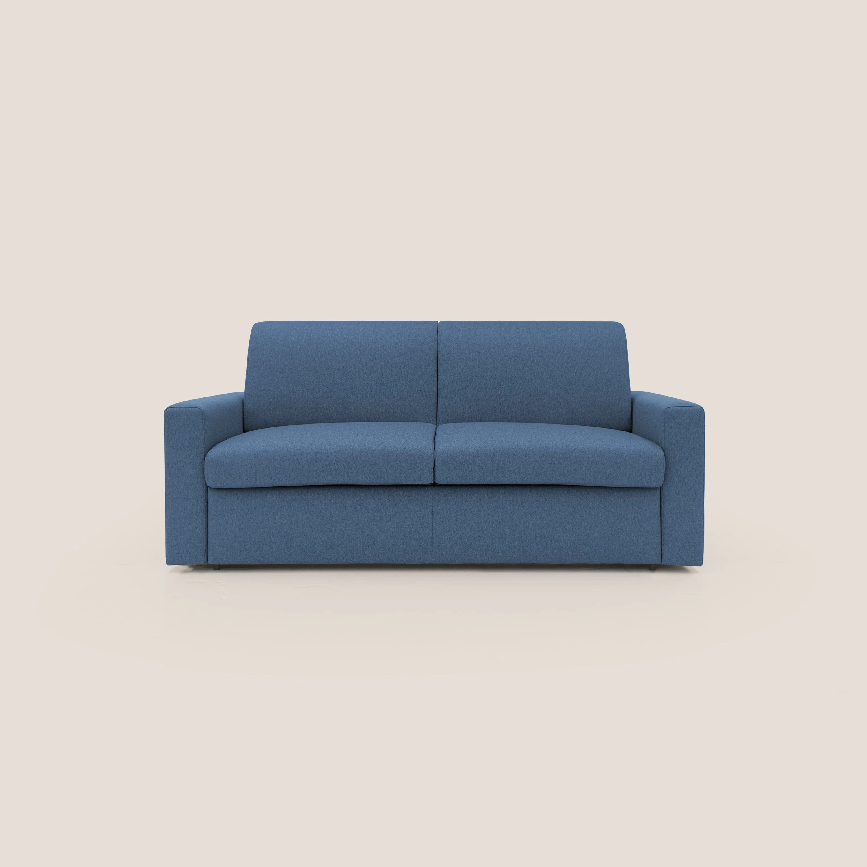 Kansas Canapé lit convertible h20 cm en tissu imperméable T13 bleu
