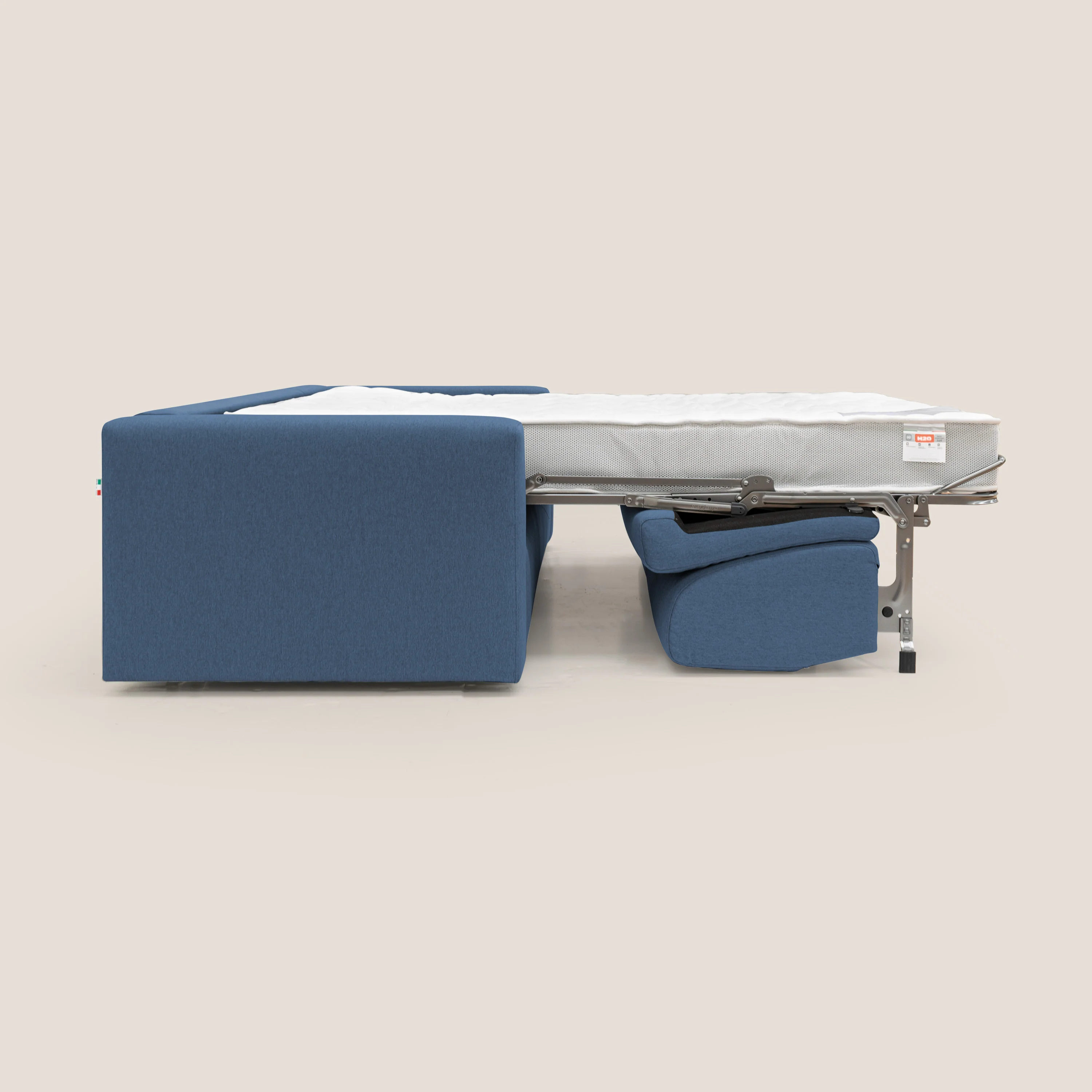 Kansas Canapé lit convertible h20 cm en tissu imperméable T13 bleu - Image 12