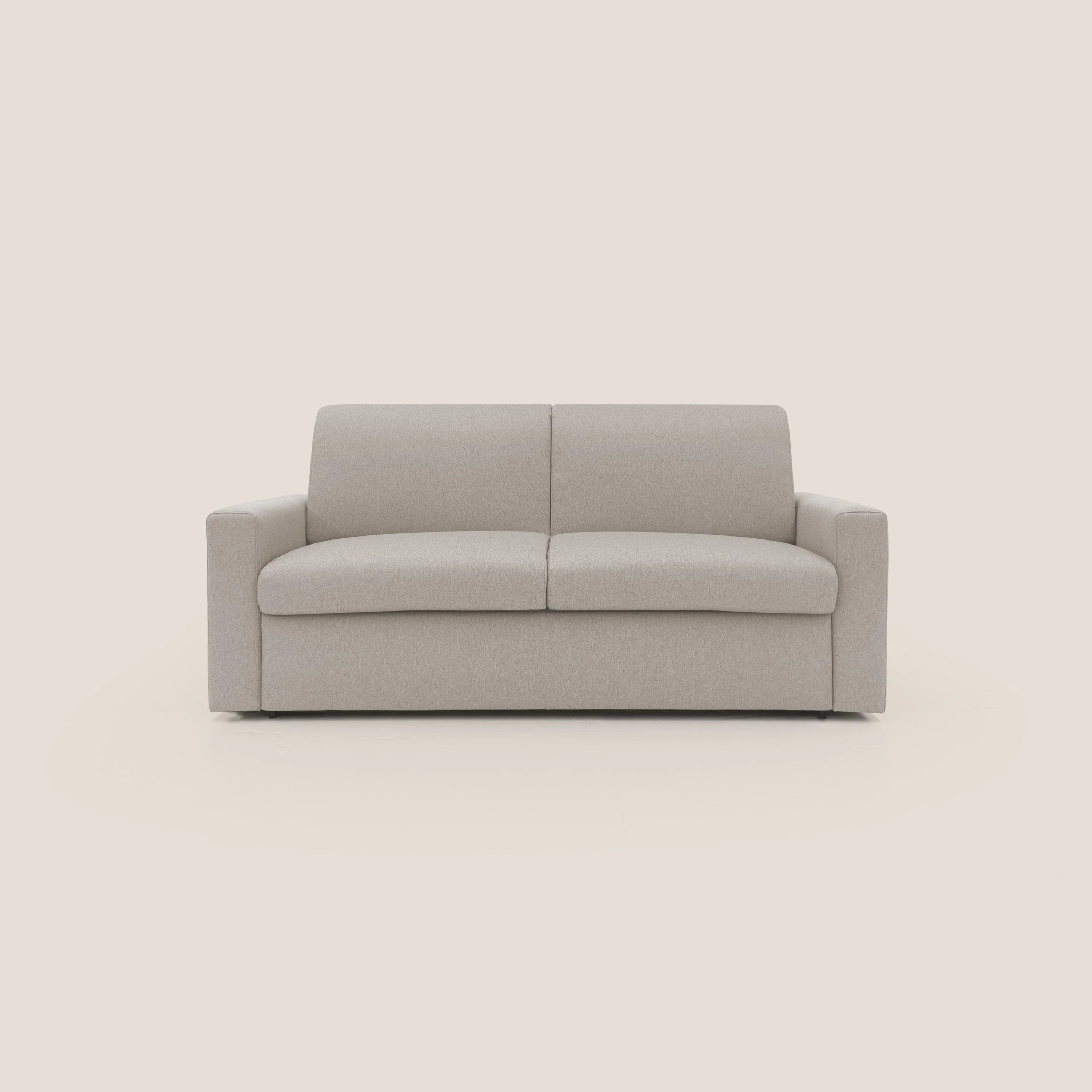 Kansas Canapé lit convertible h20 cm en tissu imperméable T13 crème