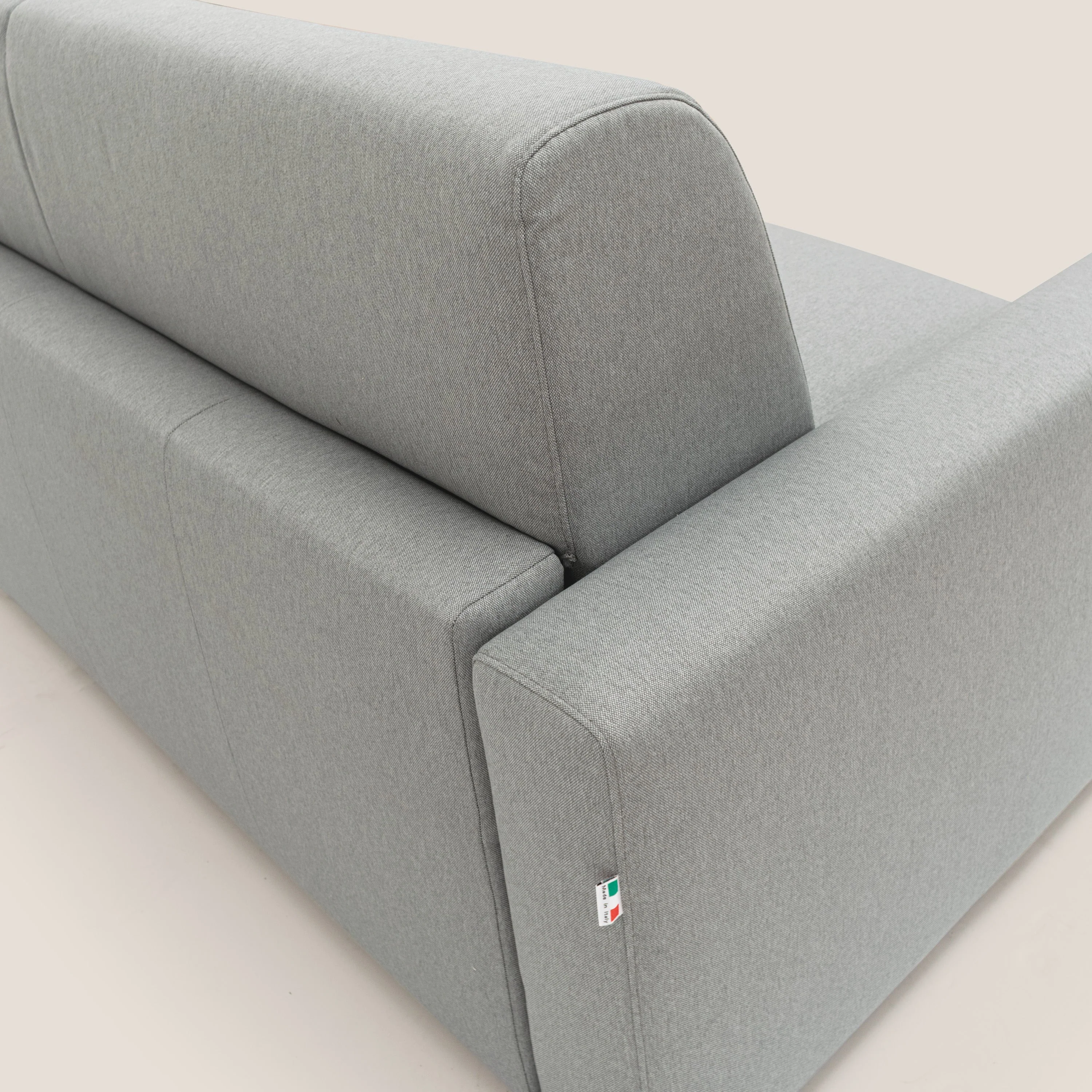Kansas Canapé lit convertible h20 cm en tissu imperméable T13 gris - Image 9
