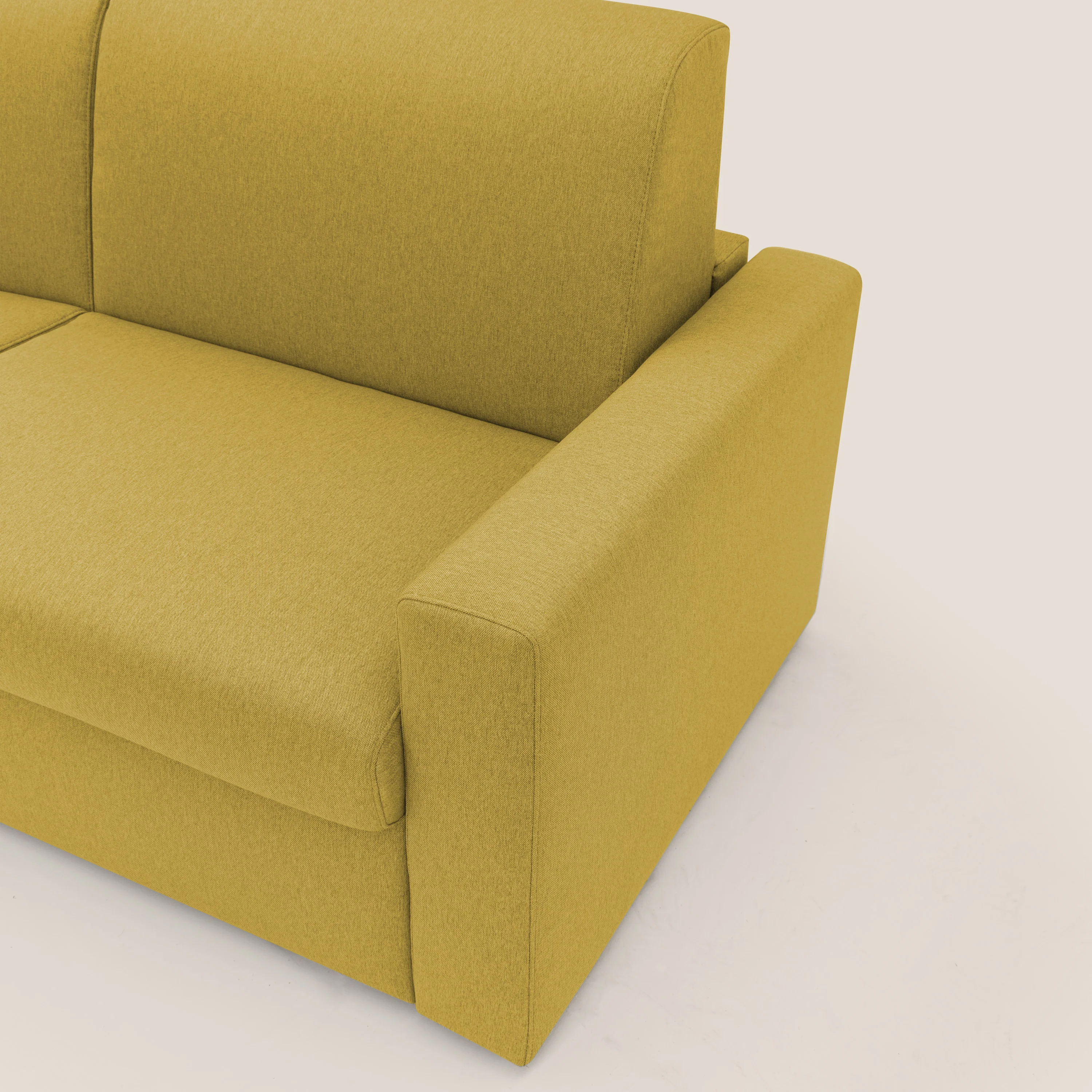 Kansas Canapé lit convertible h20 cm en tissu imperméable T13 jaune - Image 10